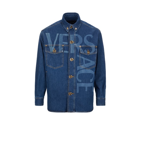 Veste à logo en jean