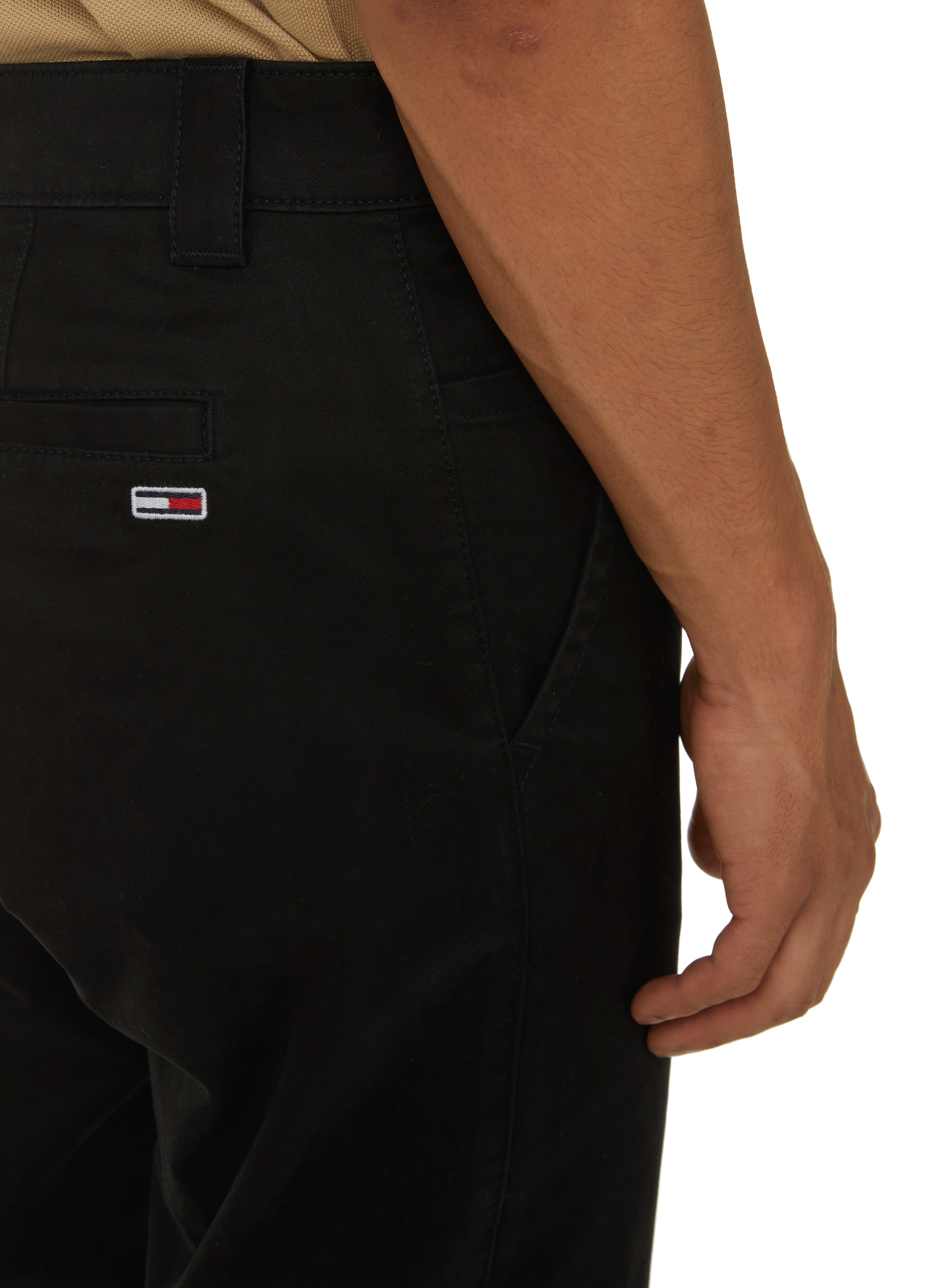 Pantalon chino coupe slim TOMMY HILFIGER Noir
