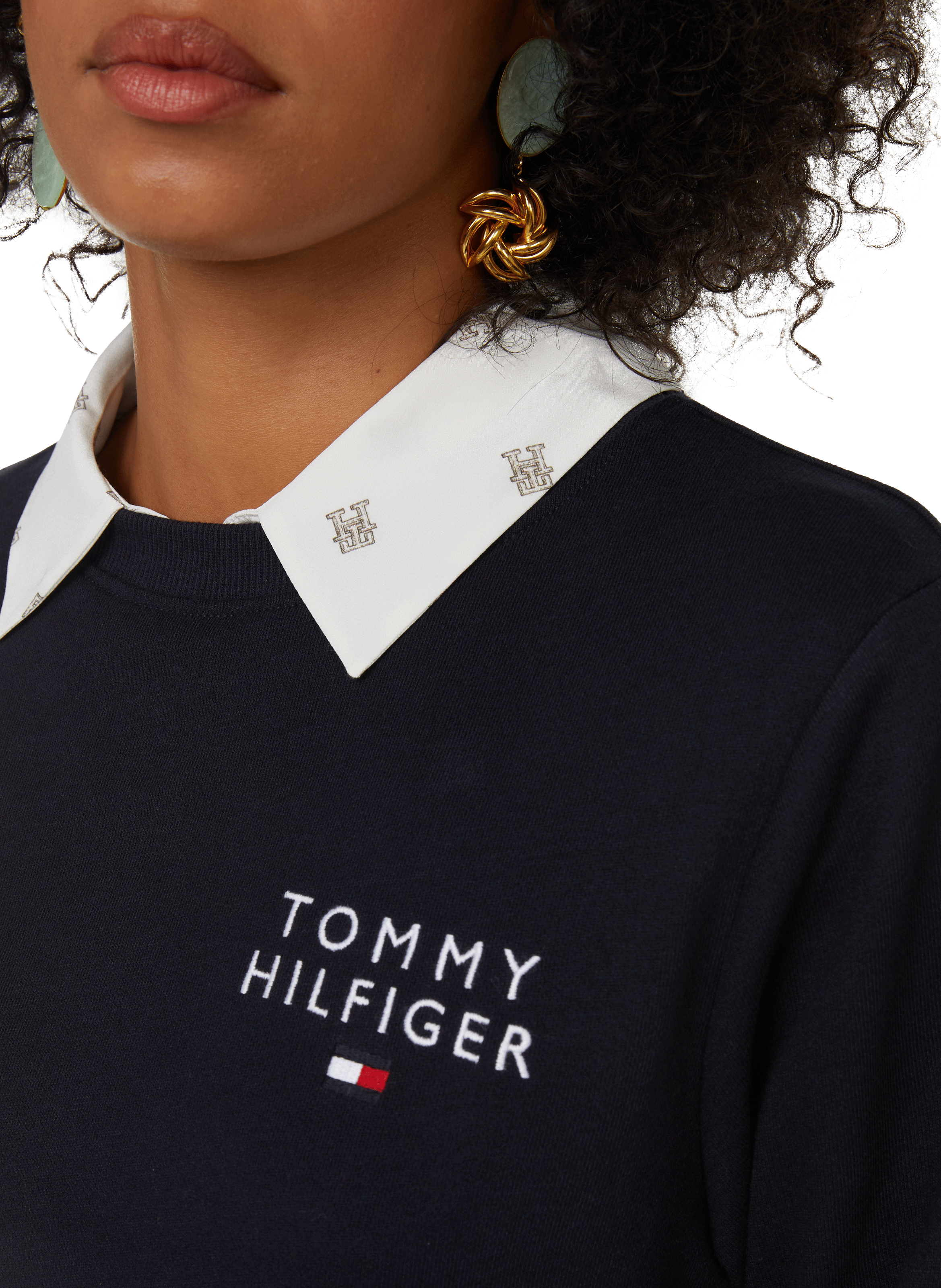 Cotton sweatshirt TOMMY HILFIGER Blue