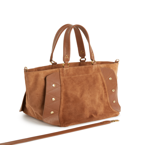 Jérôme Dreyfuss Leather Tote Bag In Brown