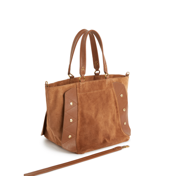 Jérôme Dreyfuss Leather Tote Bag In Brown