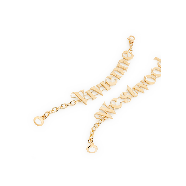 Vivienne Westwood Two Raimunda Bracelets In Gold