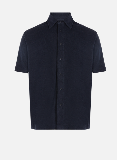 Straight cotton shirt BlueEDITIONS 102 