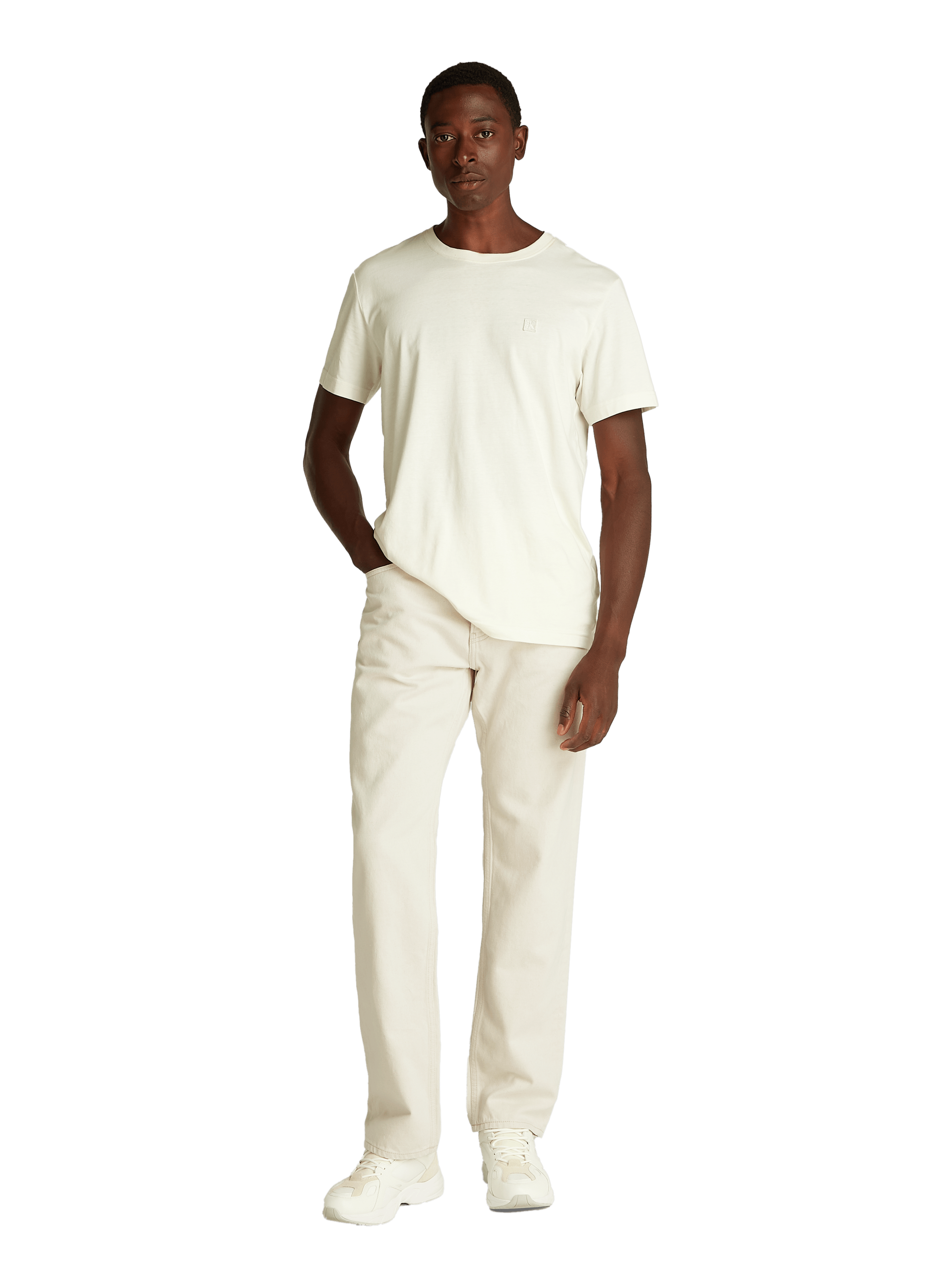 Contrast Jeans CALVIN KLEIN White