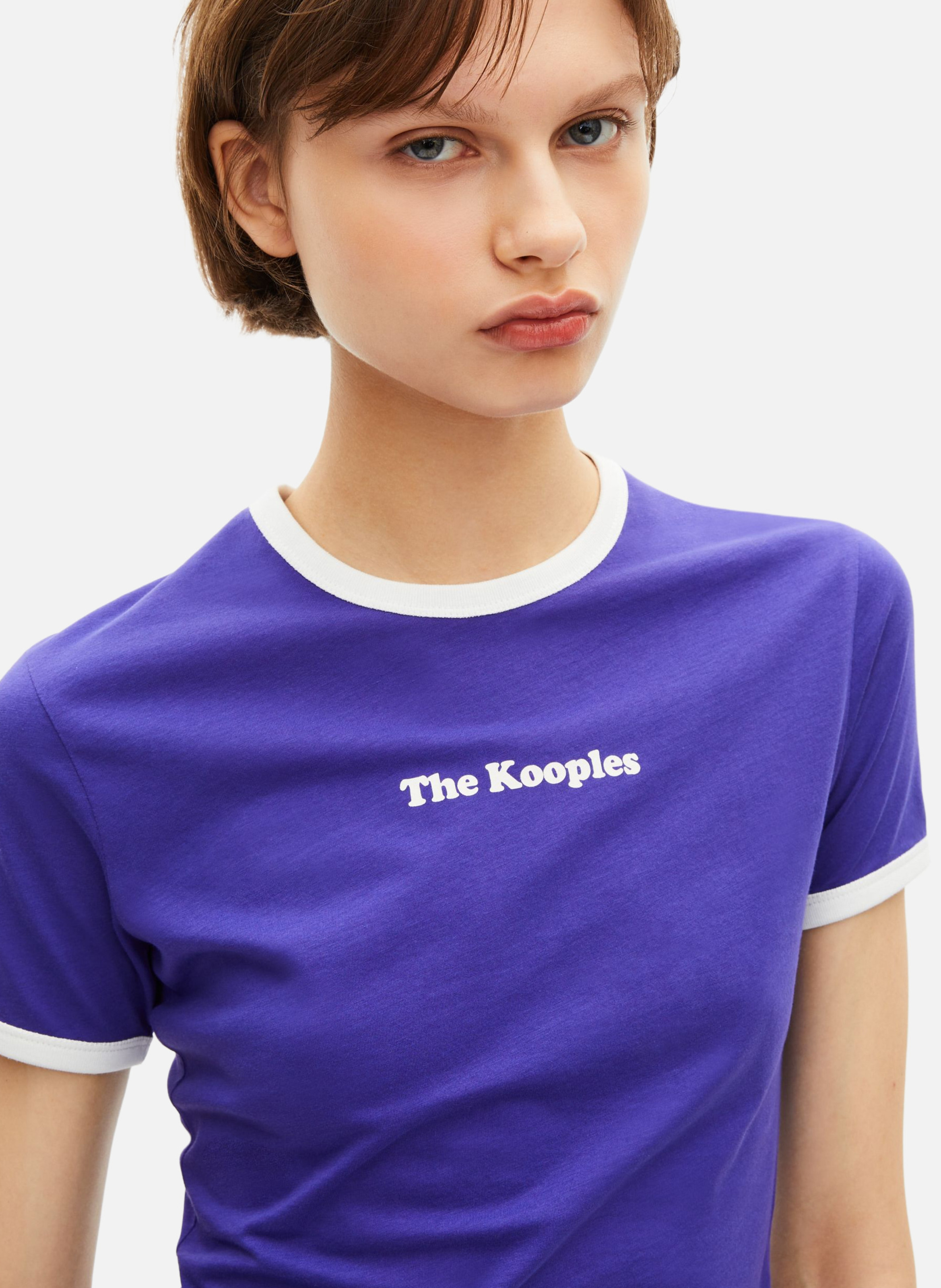T-shirt avec sérigraphie THE KOOPLES Violet