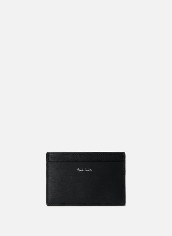 Porte-cartes en cuir Noir by PAUL SMITH PAUL SMITH Porte-cartes en cuir Noir