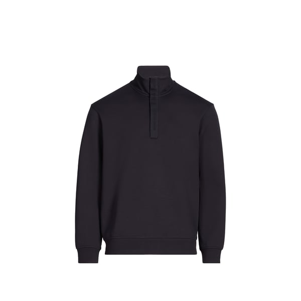 Sweat droit col montant en coton mélangé
