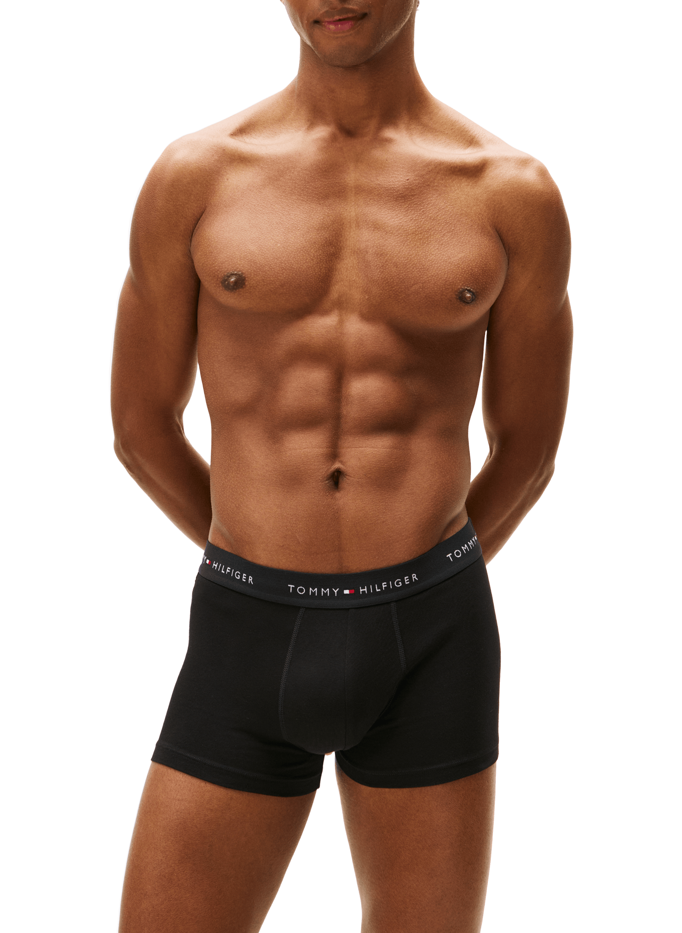 Lot de trois boxers en coton mélangé TOMMY HILFIGER Multicolore