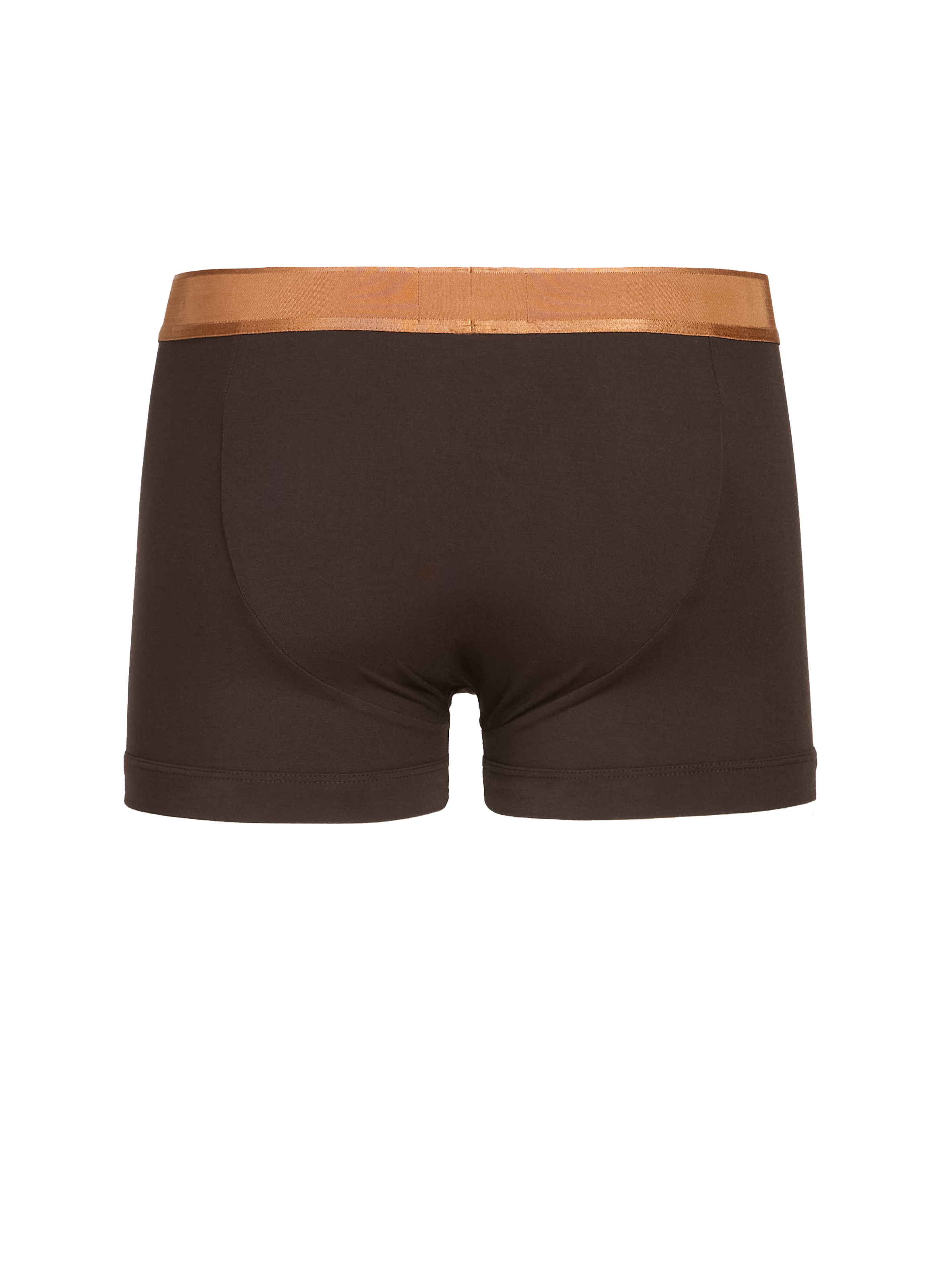 Boxer doux uni EMPORIO ARMANI Marron