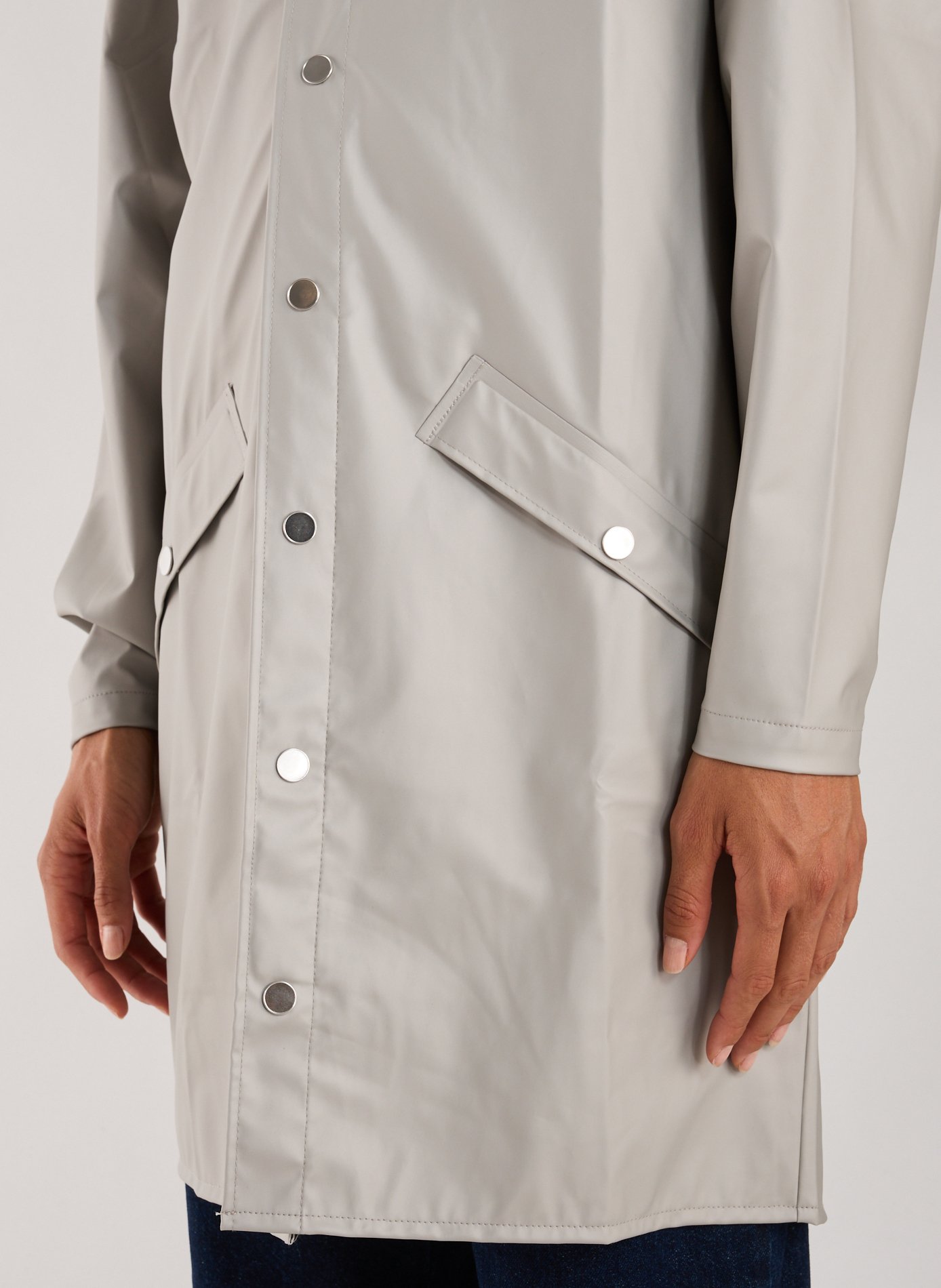 Parka longue W3 RAINS Gris