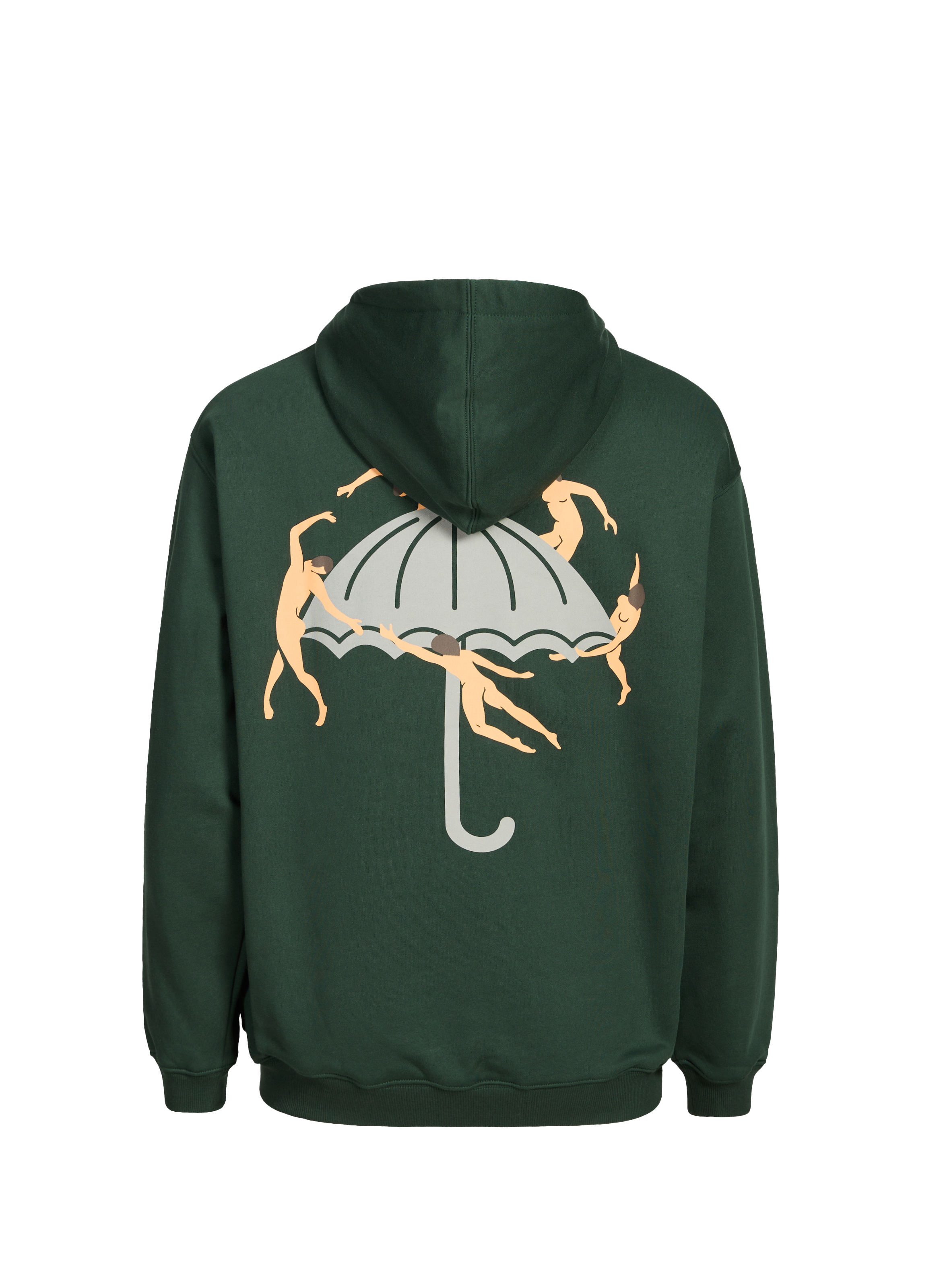 Oversized hooded sweatshirt in mixed cotton HELAS CAPS Black