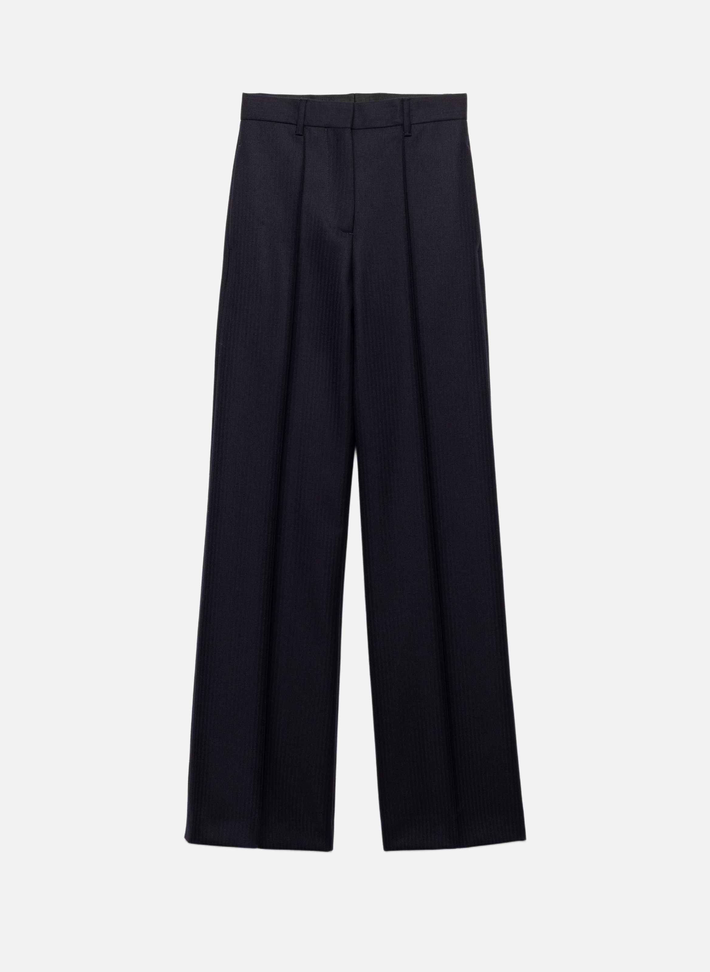 Pantalon en laine PRADA Bleu