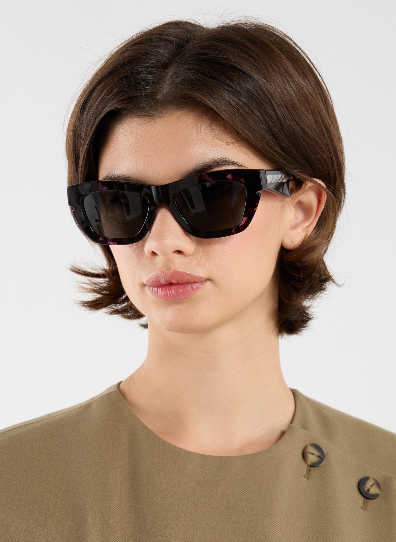 Lunettes de soleil œil-de-chat BURBERRY Multicolore