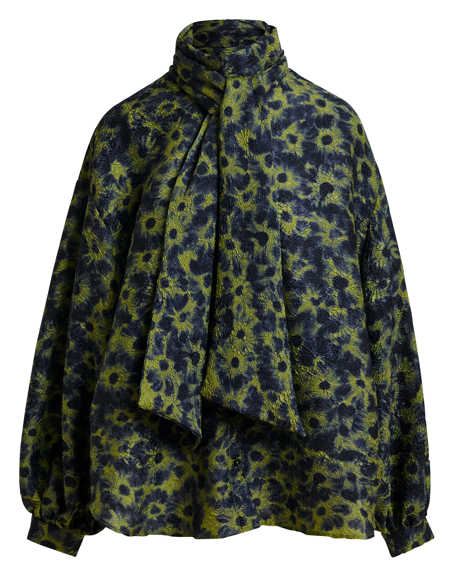 Chemise imprimée à boutons oversize illicium ESSENTIEL ANTWERP Vert