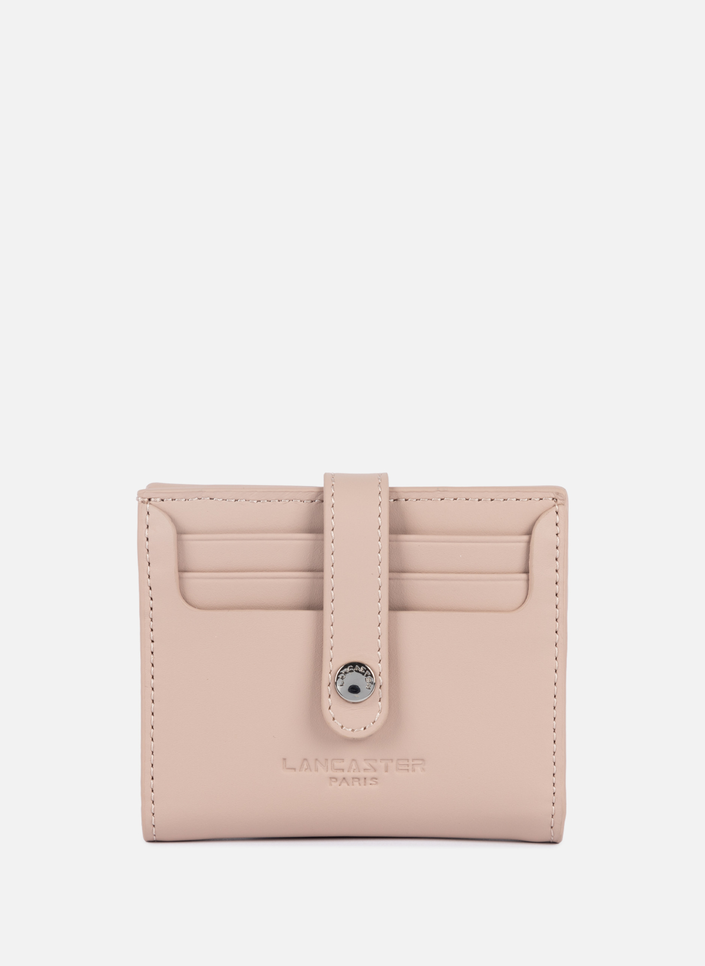 LANCASTER Card holder - Paris PM Beige
