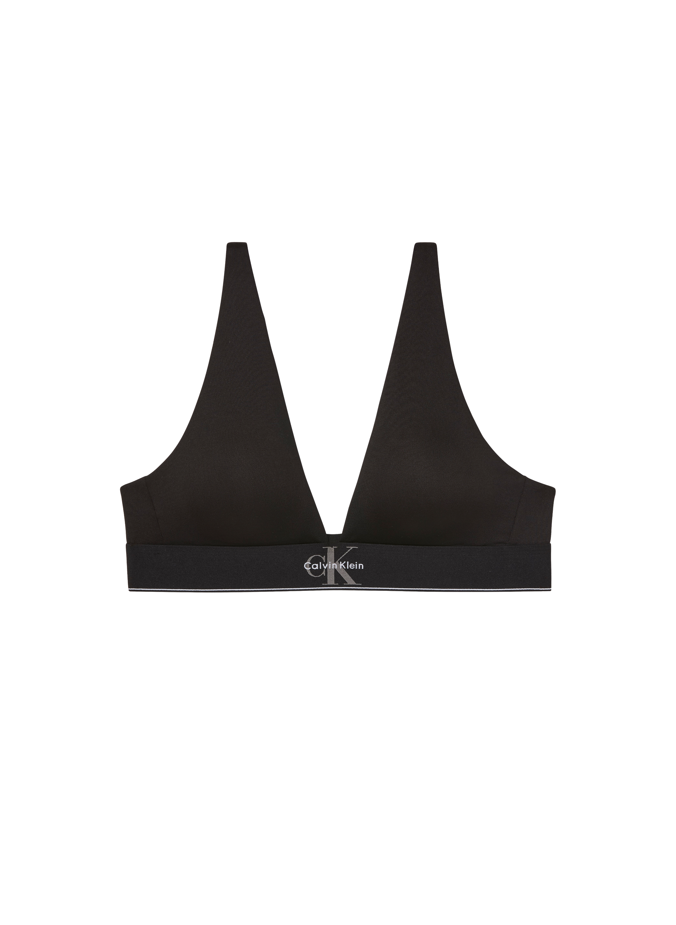 Brassière imprimée à logo CALVIN KLEIN Noir