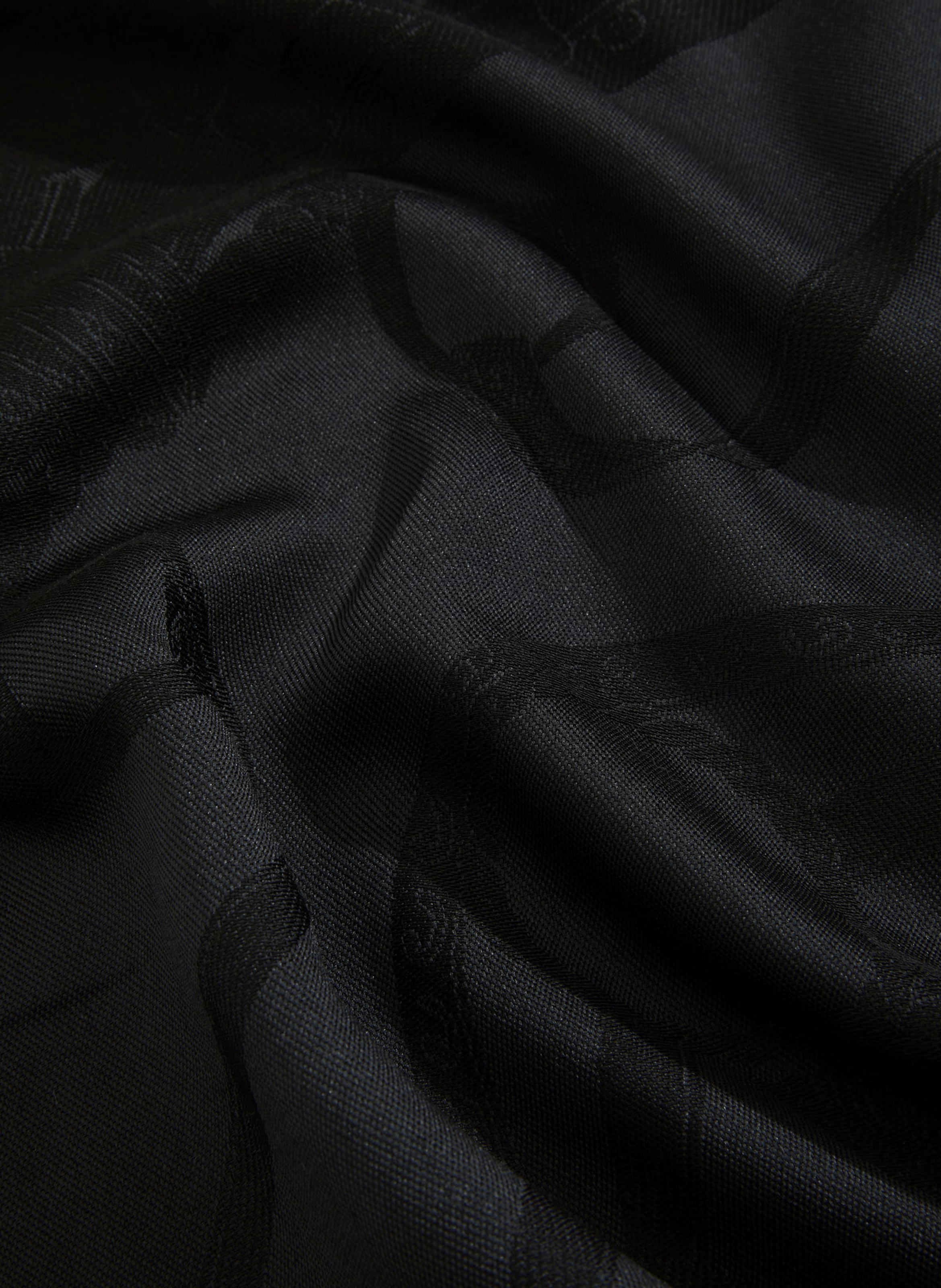 Foulard imprimé logo Dita GUESS Noir