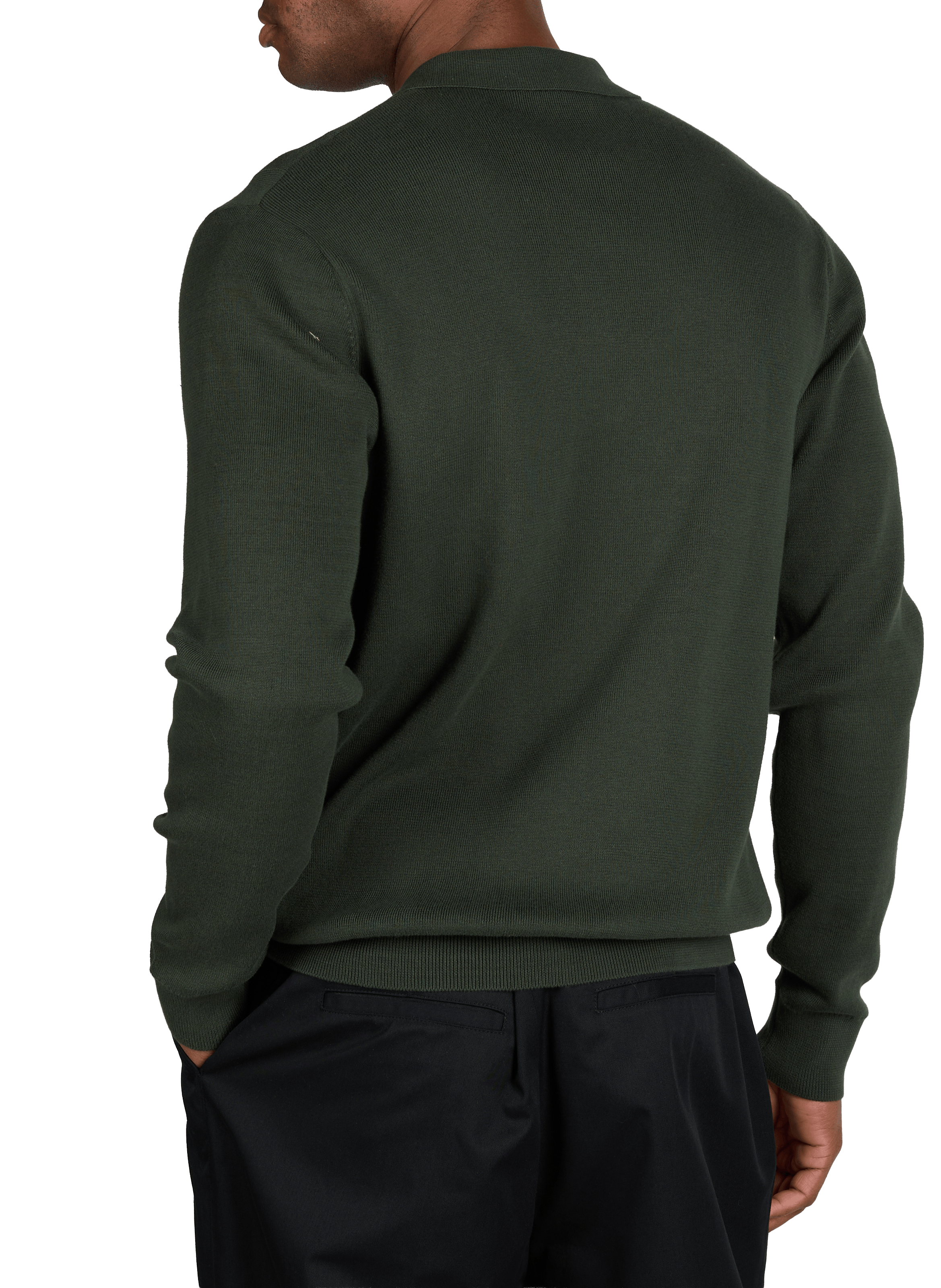 Cotton zip-up jumper FRED PERRY Green