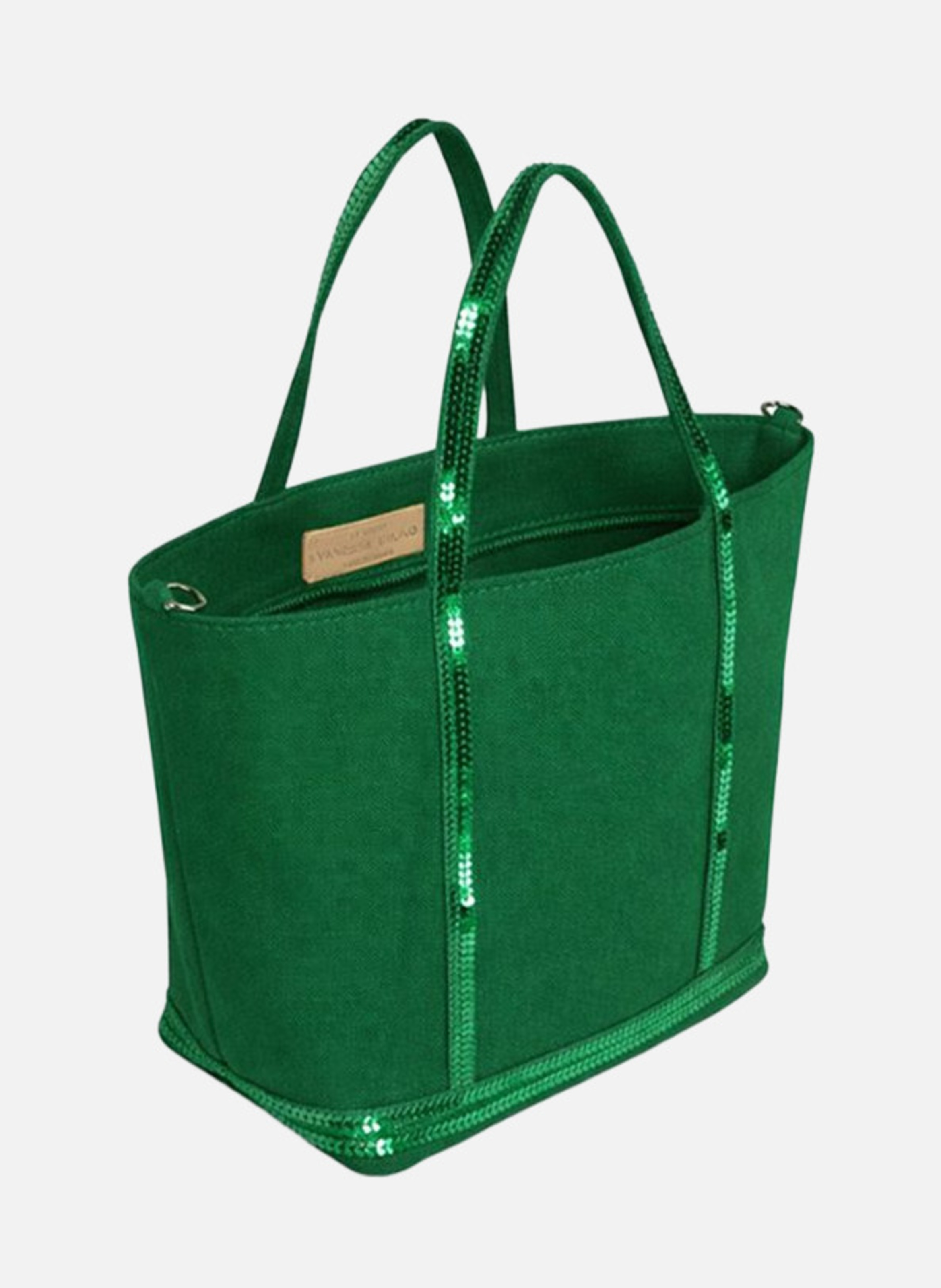 Cabas s zippé en lin VANESSA BRUNO Vert