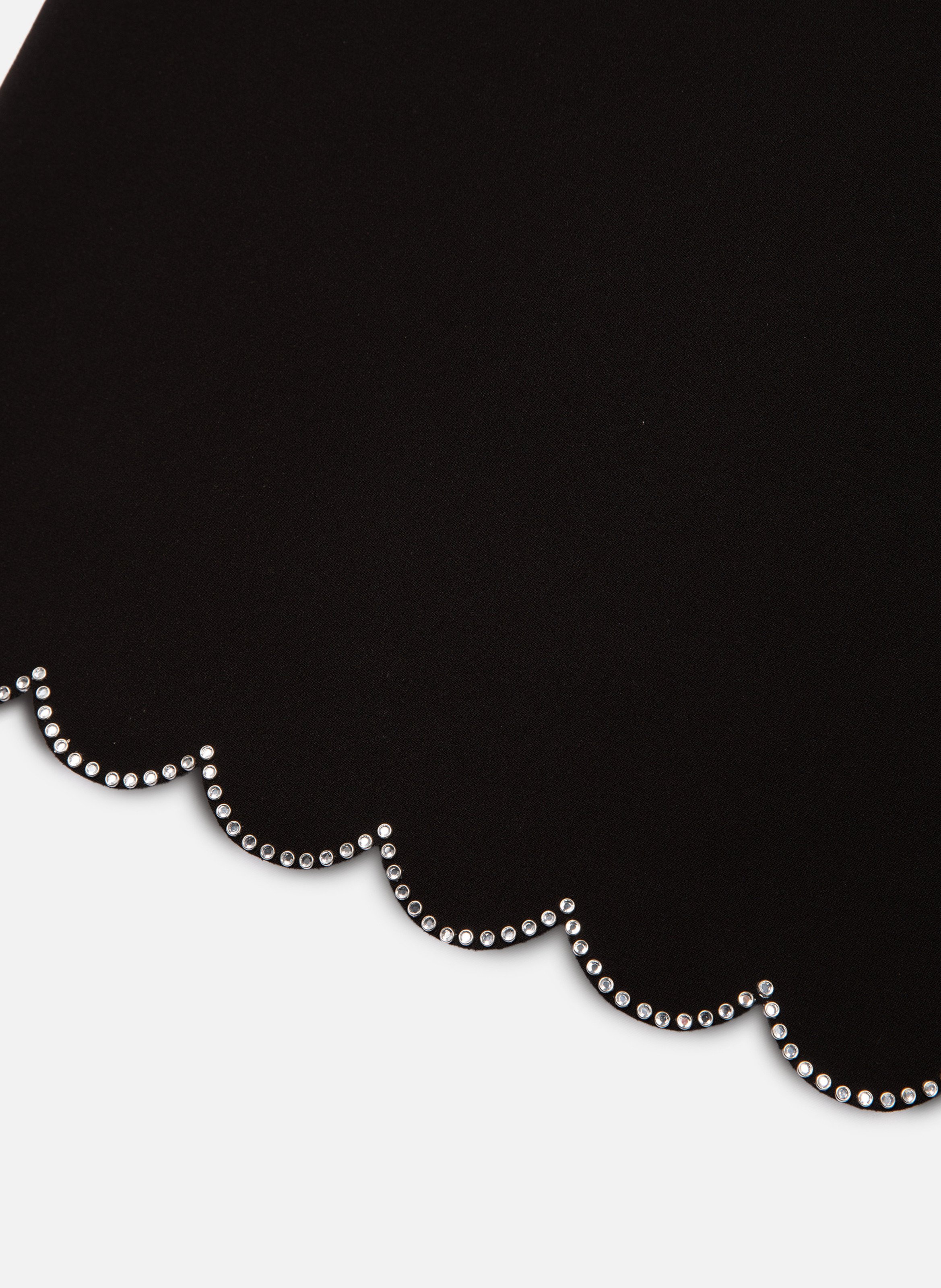 Robe courte avec détails de strass THE KOOPLES Noir