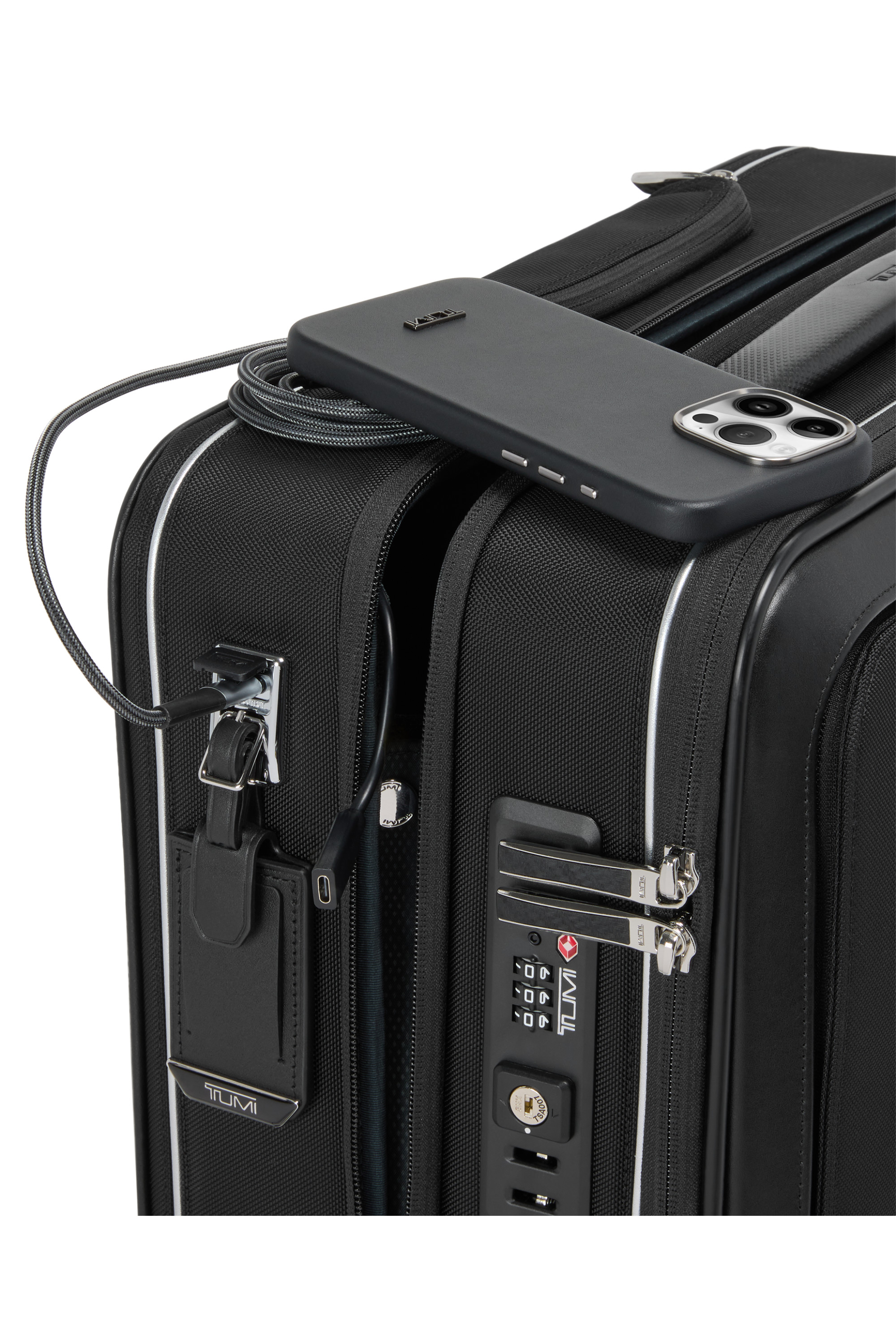 Arrive' valise 4 roues taille s TUMI Noir