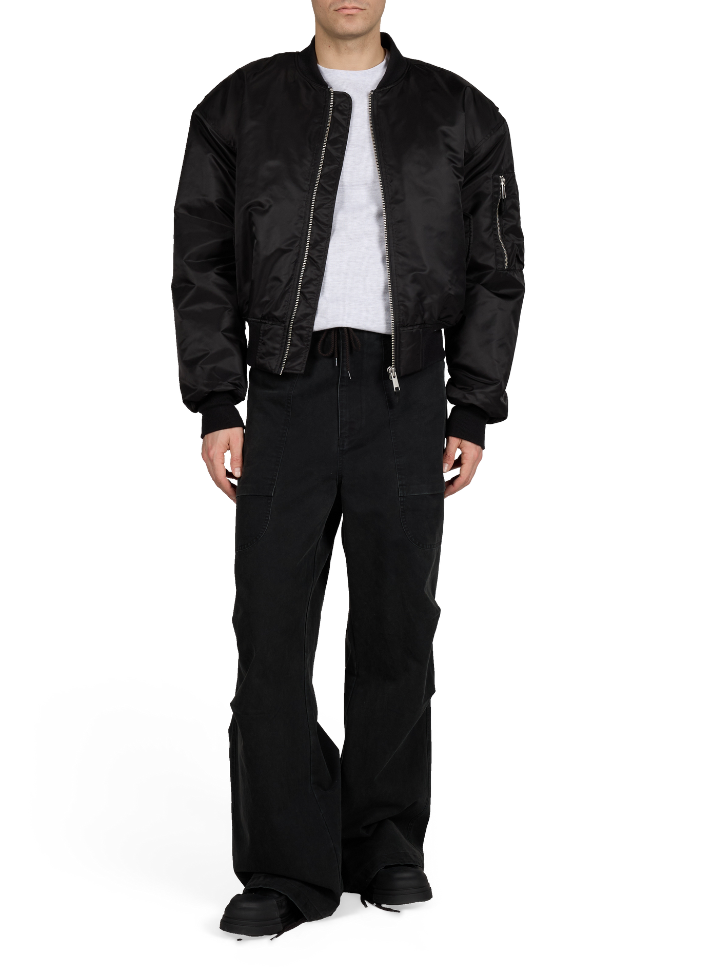 Oversized solid bomber ENTIRE STUDIOS Khaki