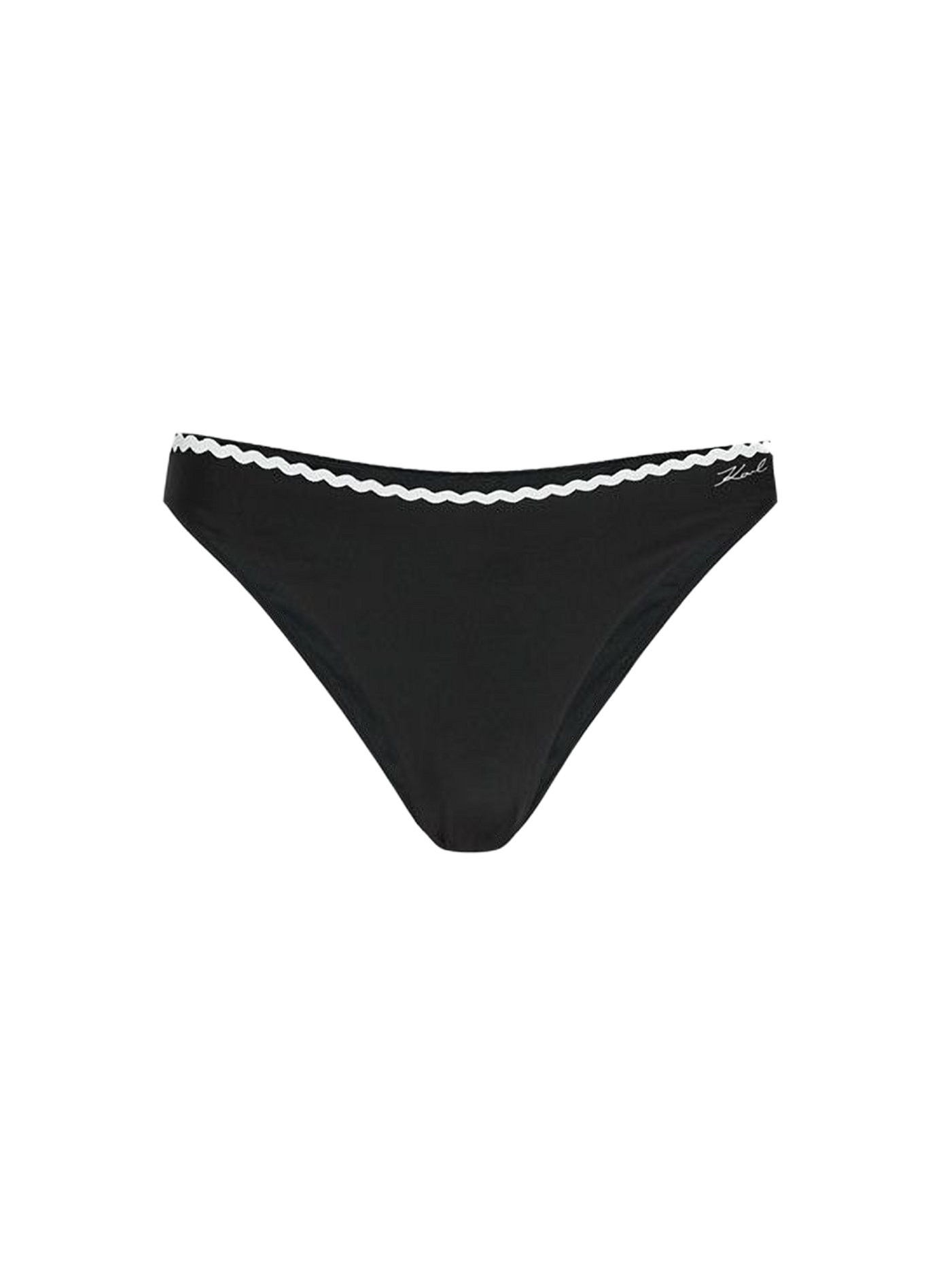 Culotte de bain festonnée  KARL LAGERFELD Noir