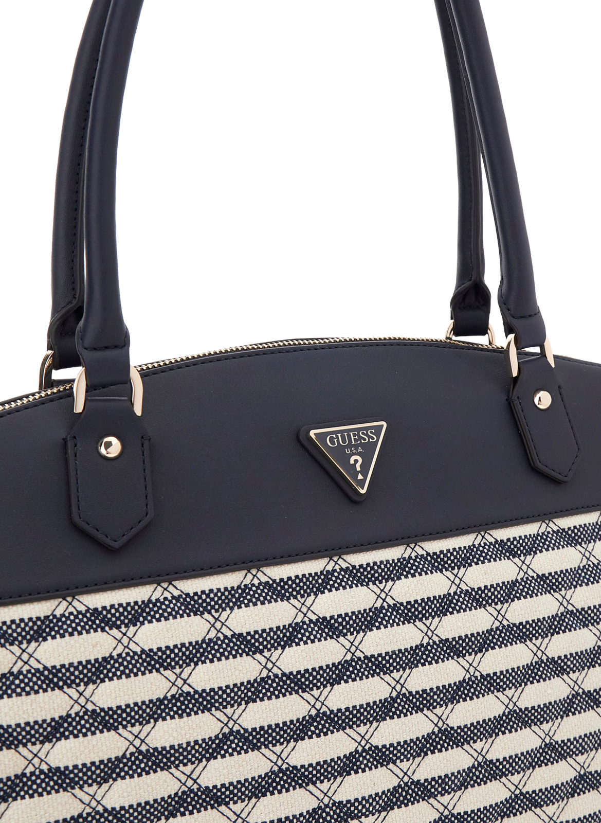 Guily striped tote bag GUESS Blue