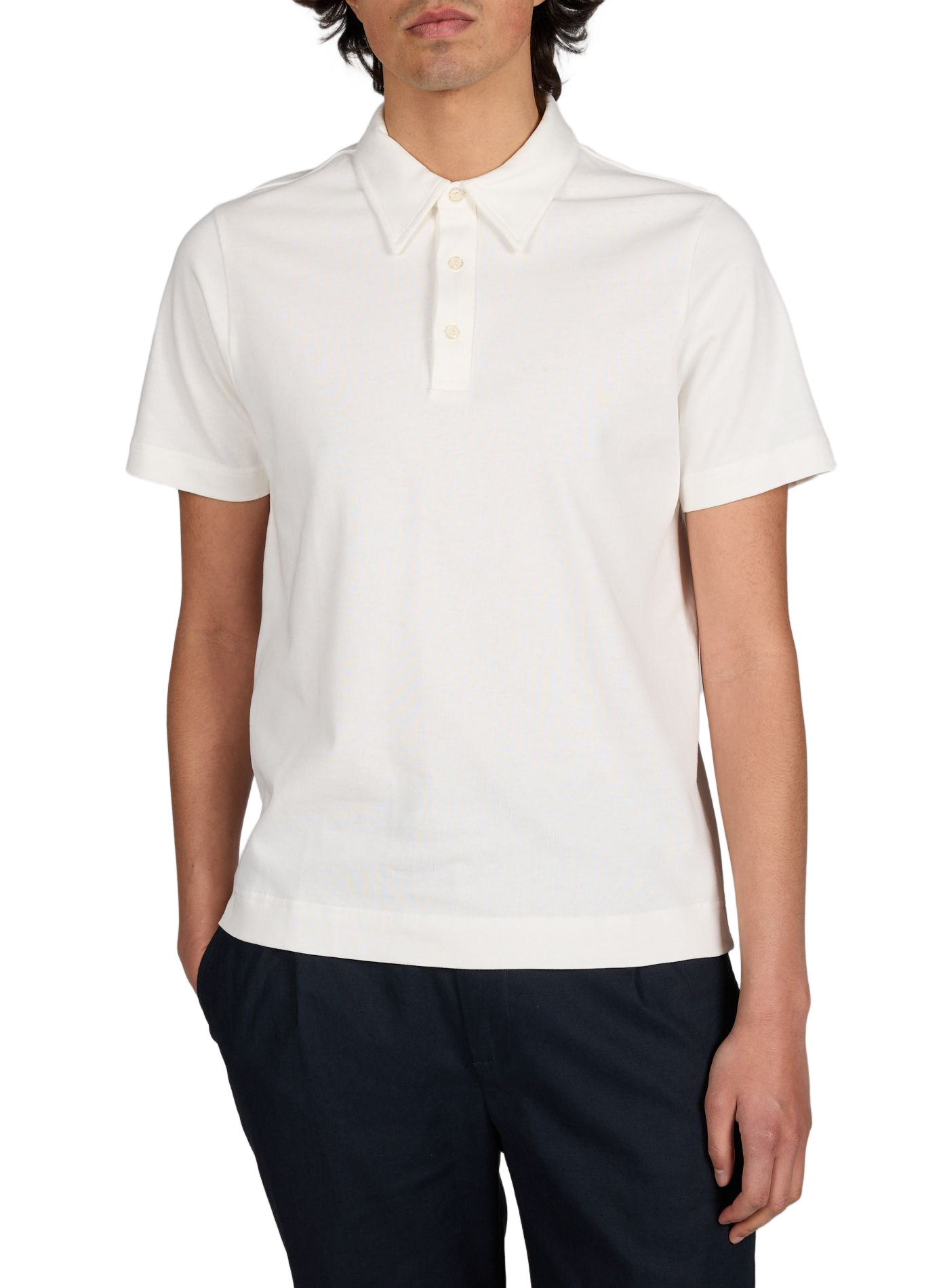 Polo uni en coton LAFAURIE Beige