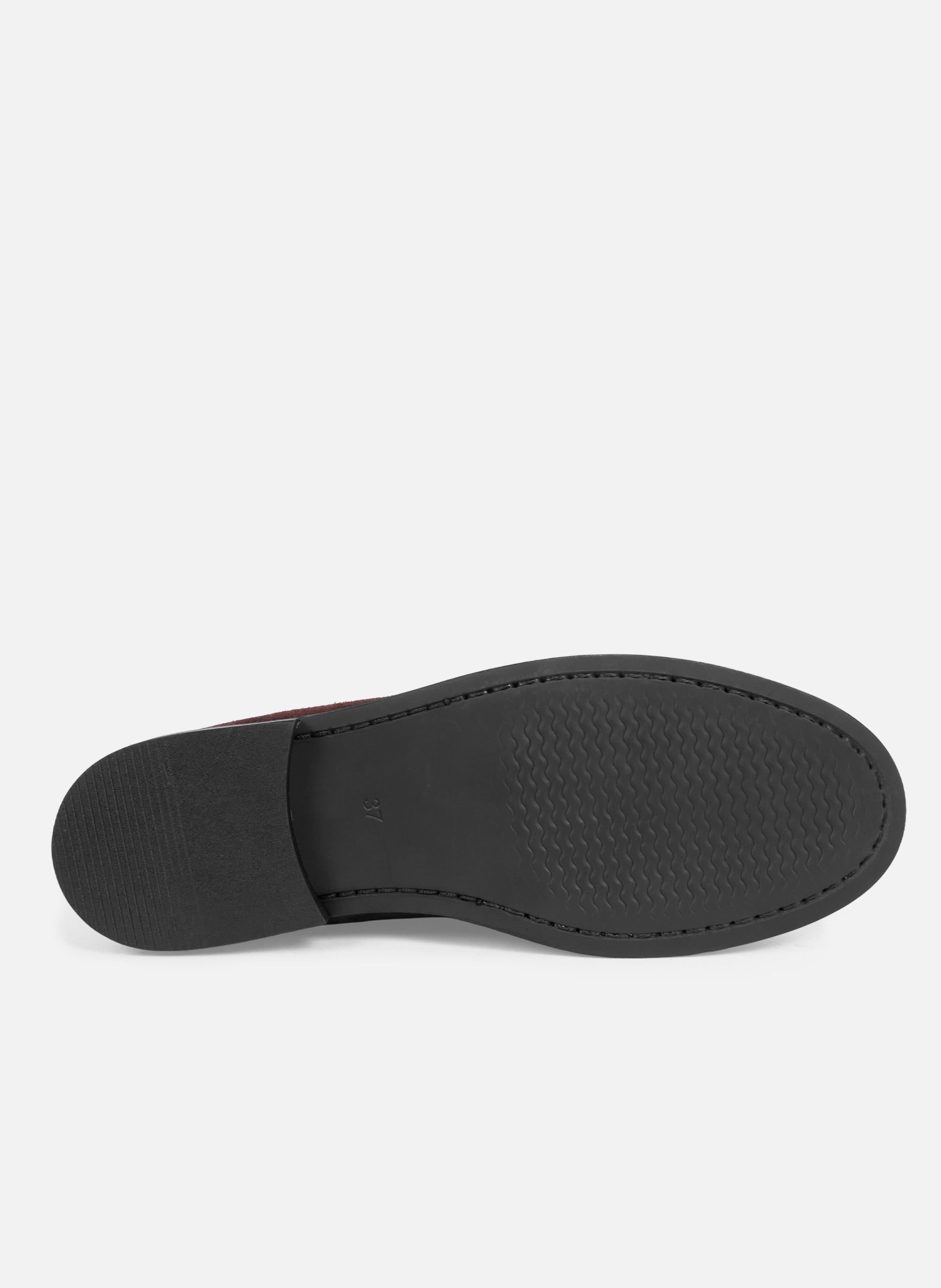 Mocassins bateau thelma cuir daim JULES & JENN Marron