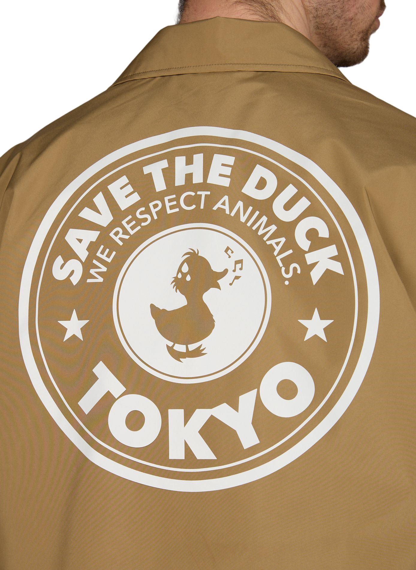 Parka Leni à logo SAVE THE DUCK Kaki