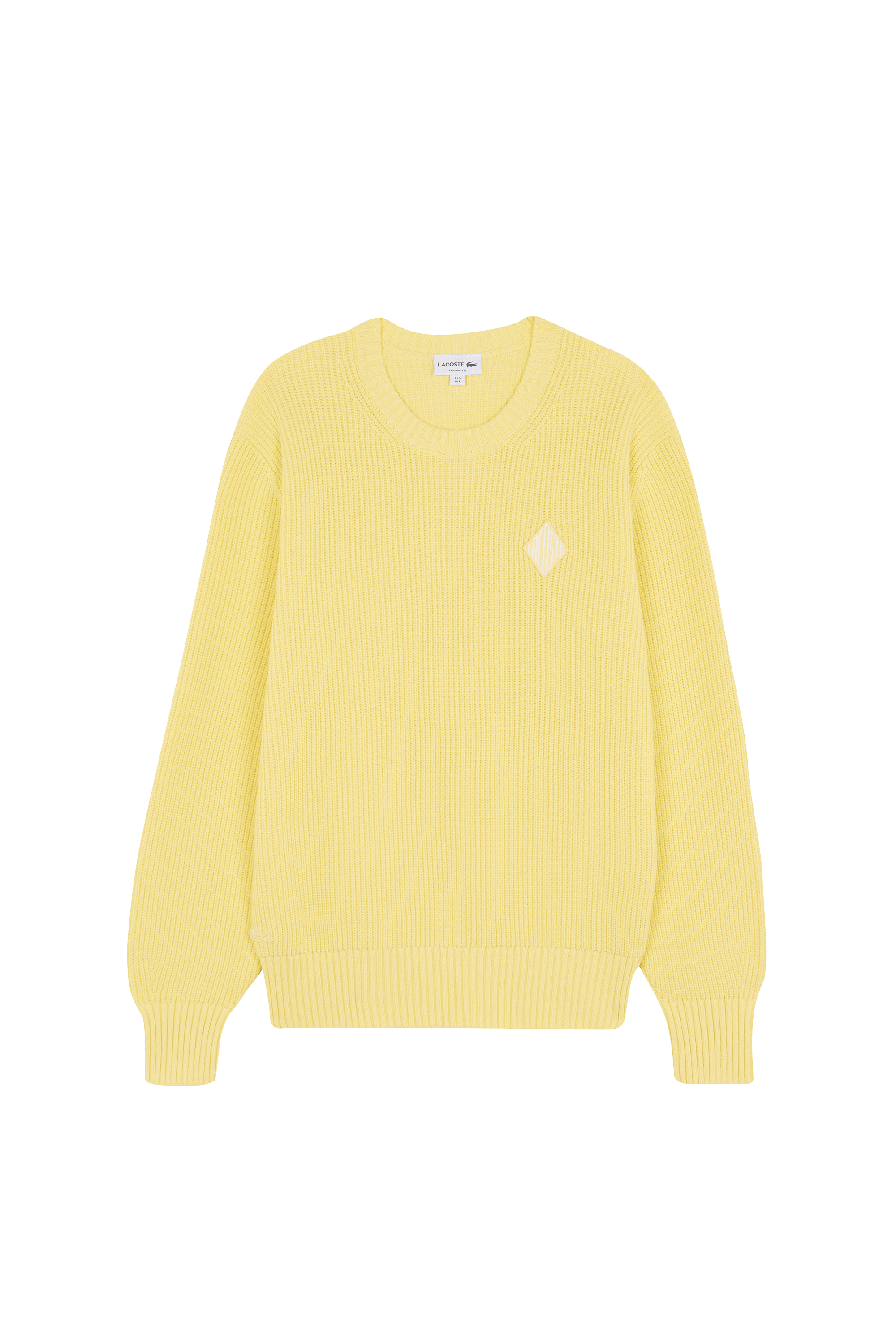 Pull tricot LACOSTE Jaune
