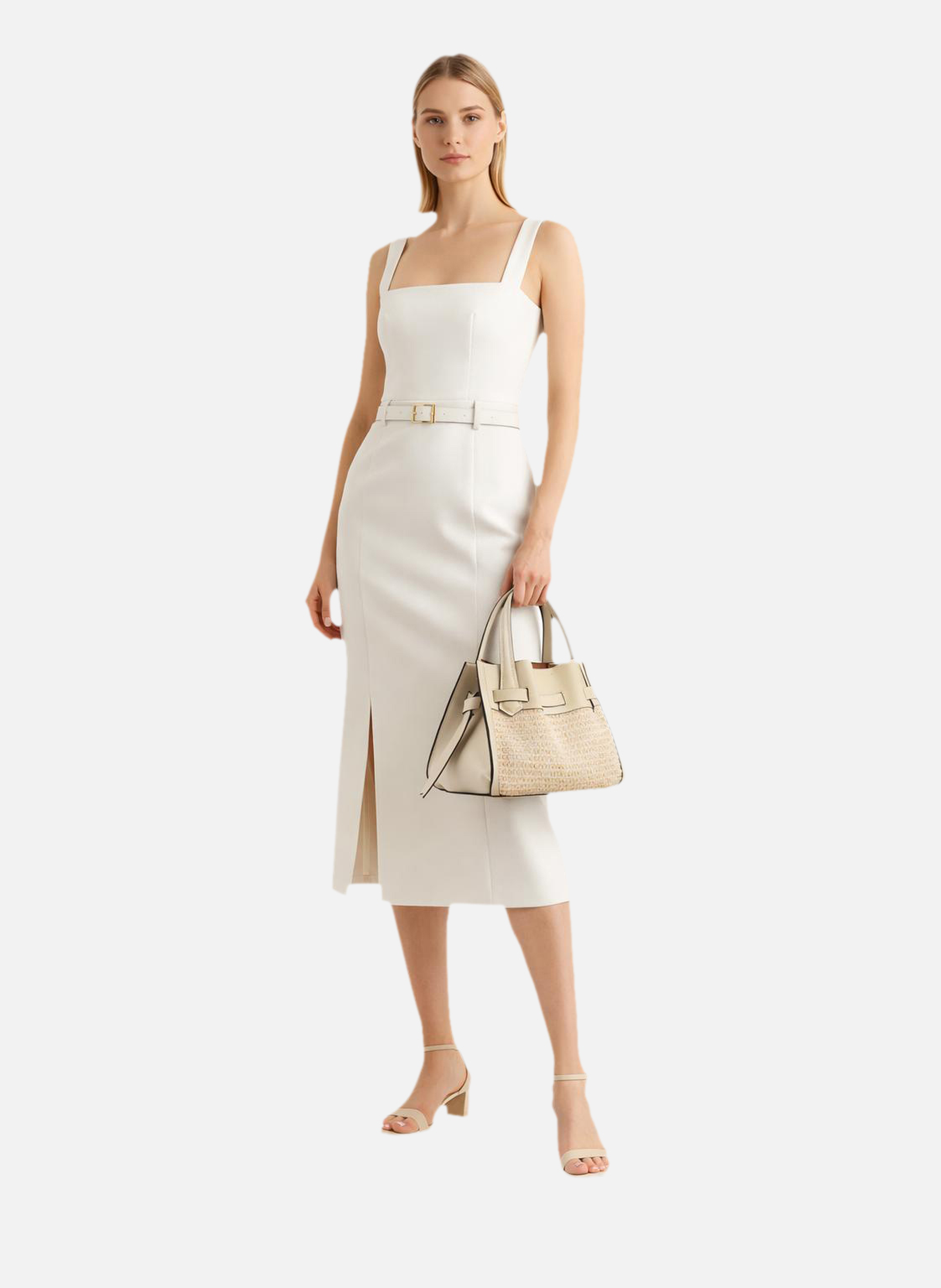 Blossom tressé | sac à main POURCHET Beige