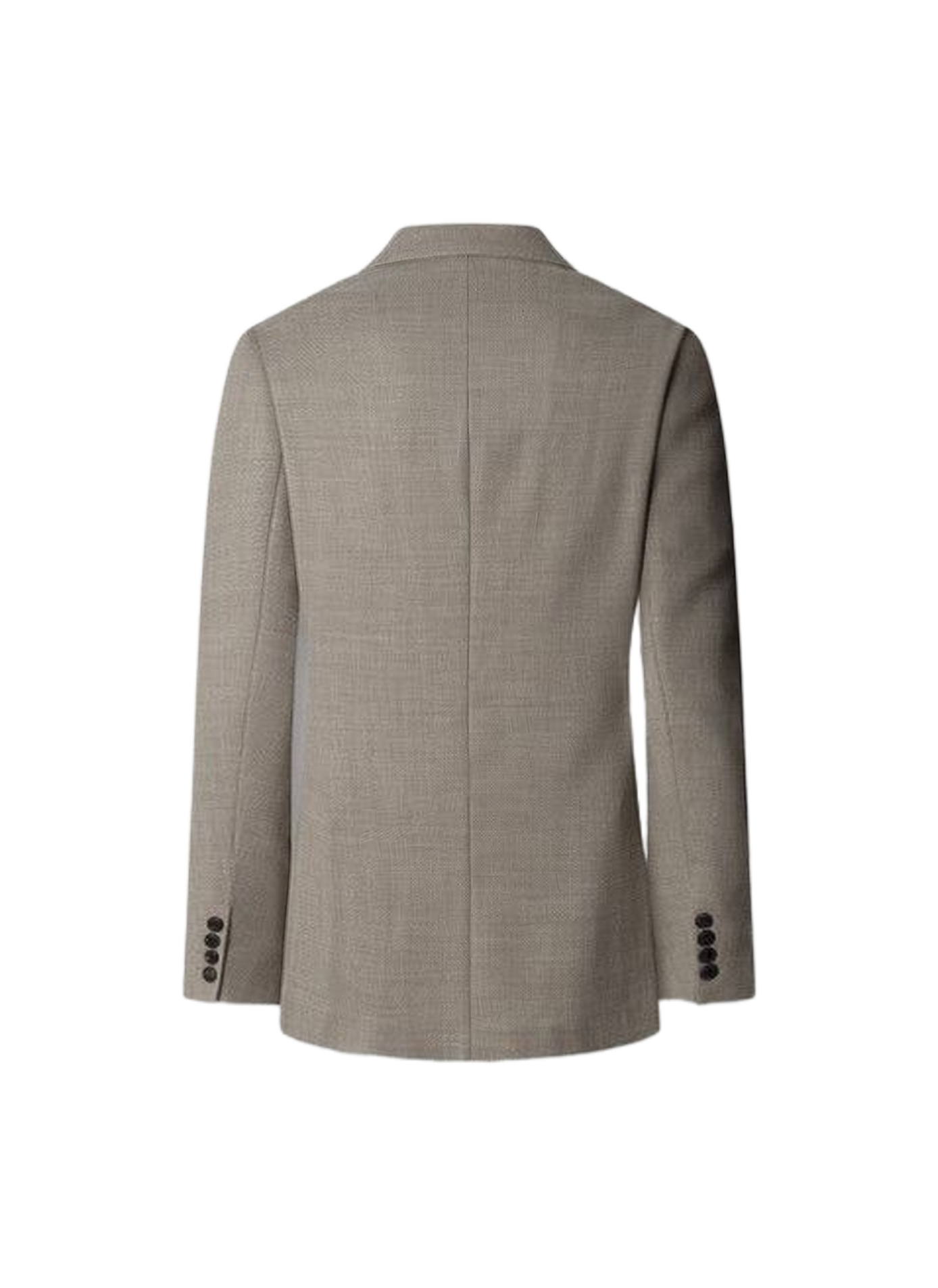 Straight blazer with lapel collar HACKETT Beige