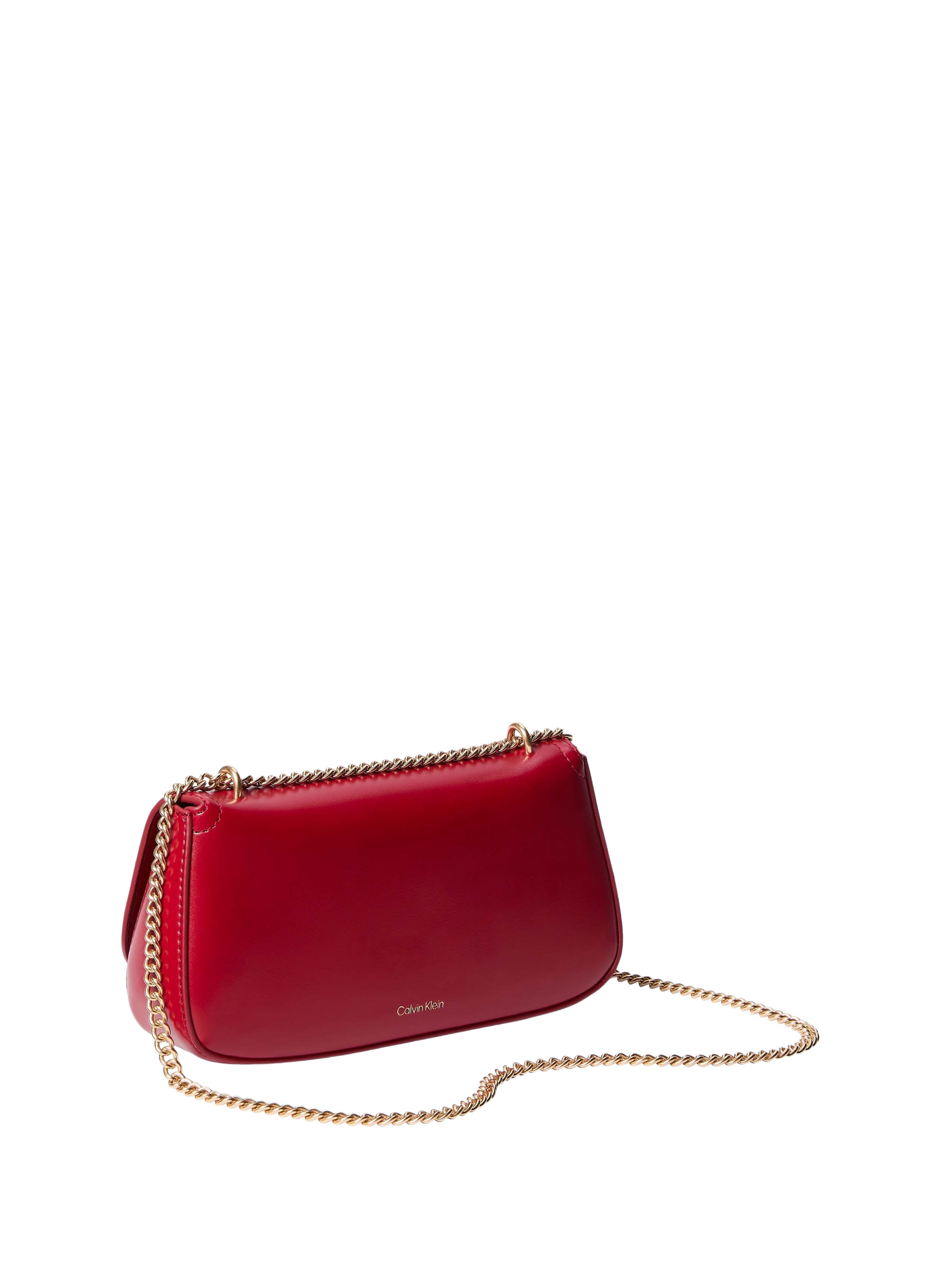 Shoulder Bag with Chain Strap CALVIN KLEIN Red