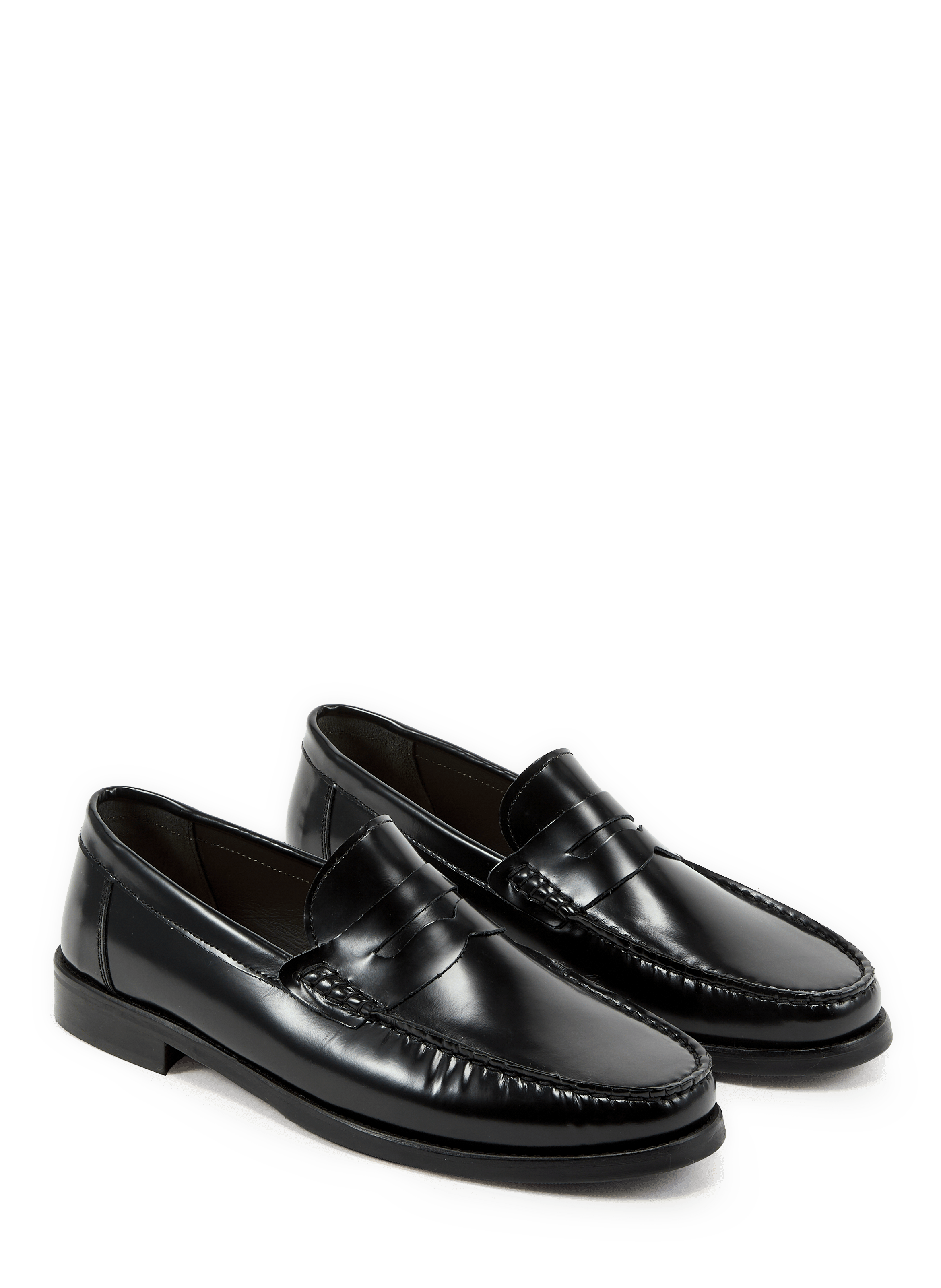 Smooth leather loafers SAISON 1865 Black