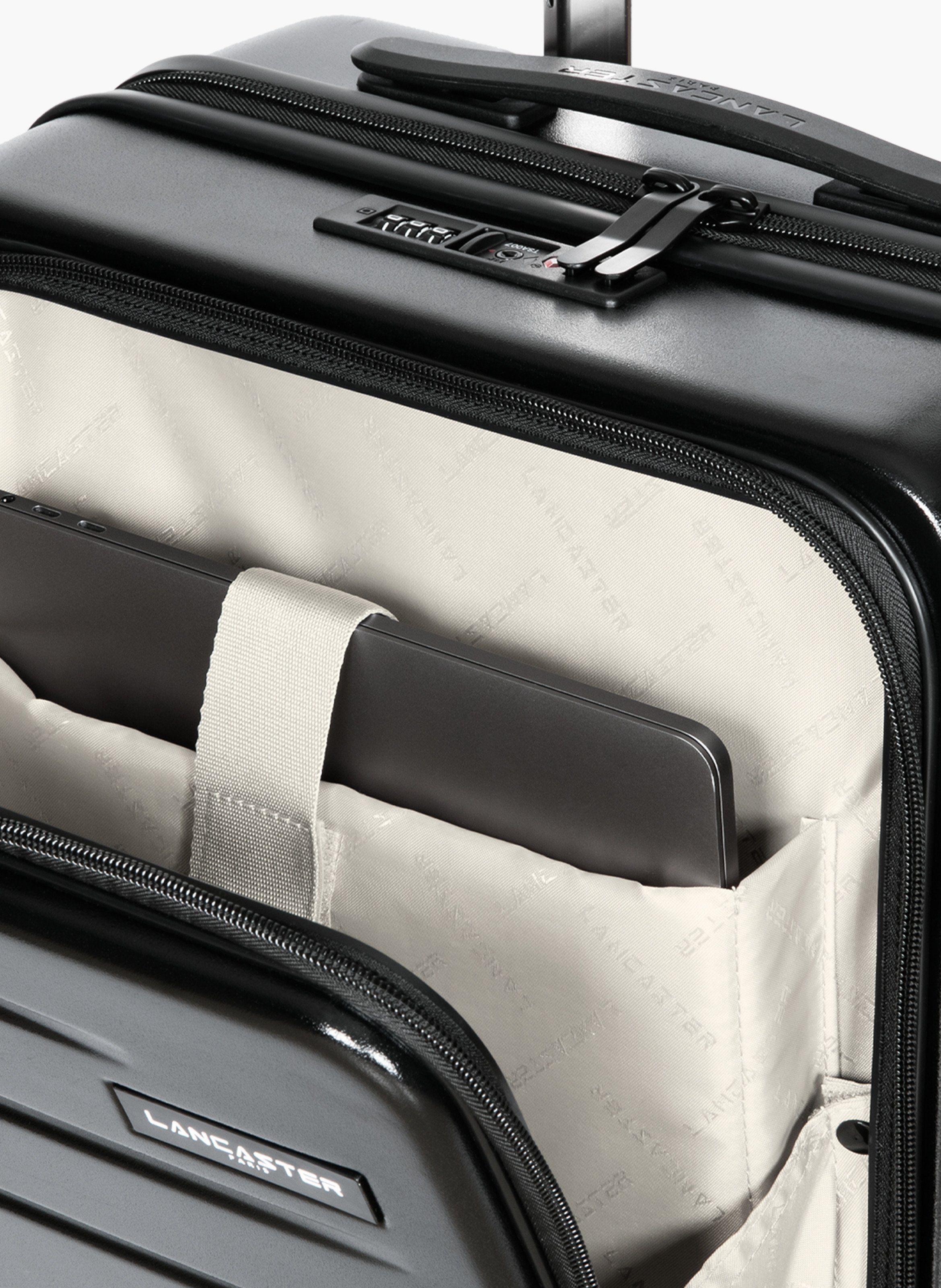 Valise cdg cabine s - bagages LANCASTER Noir