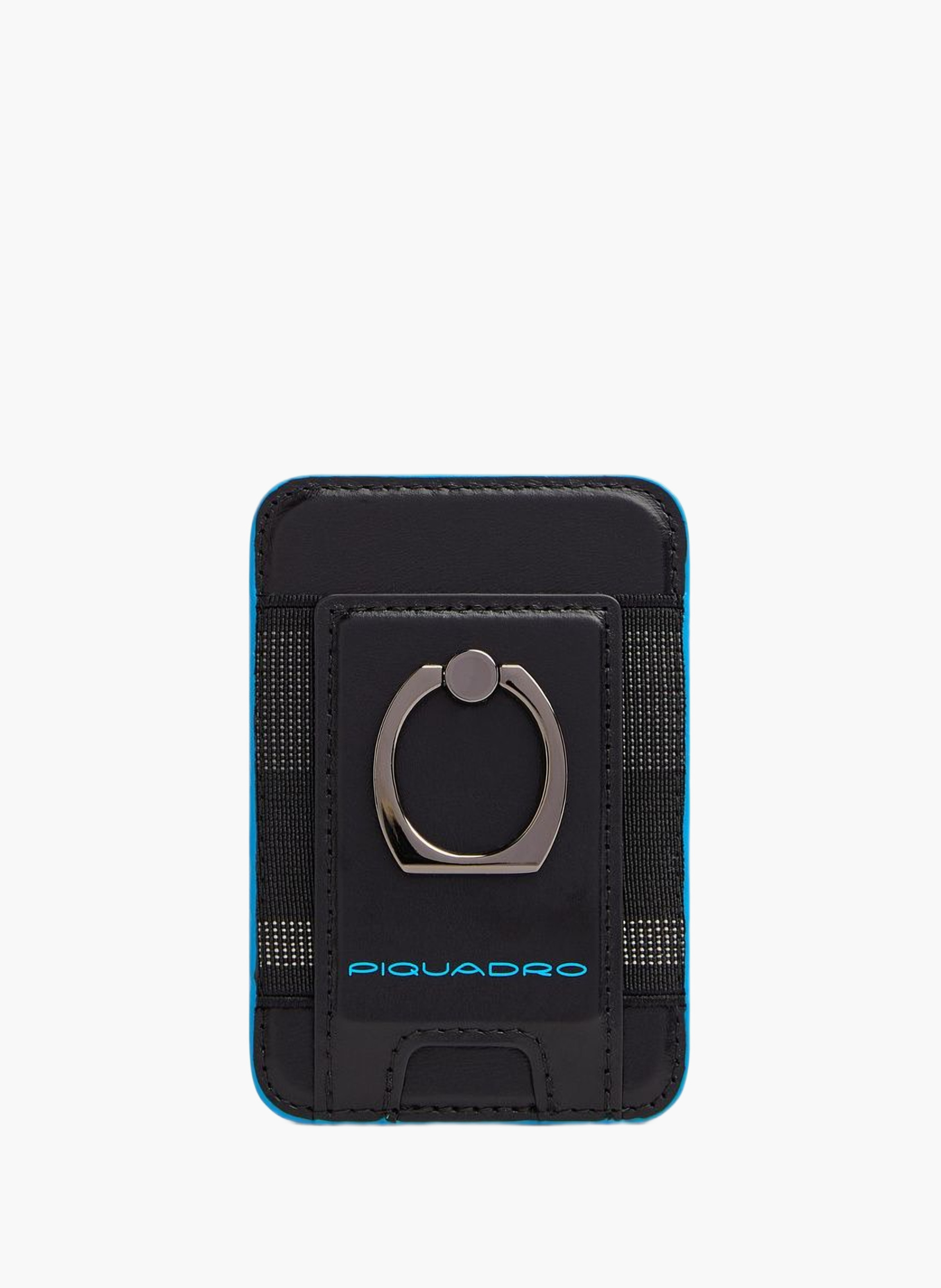Porte-cartes de crédit magsafe® avec anneau PIQUADRO Noir
