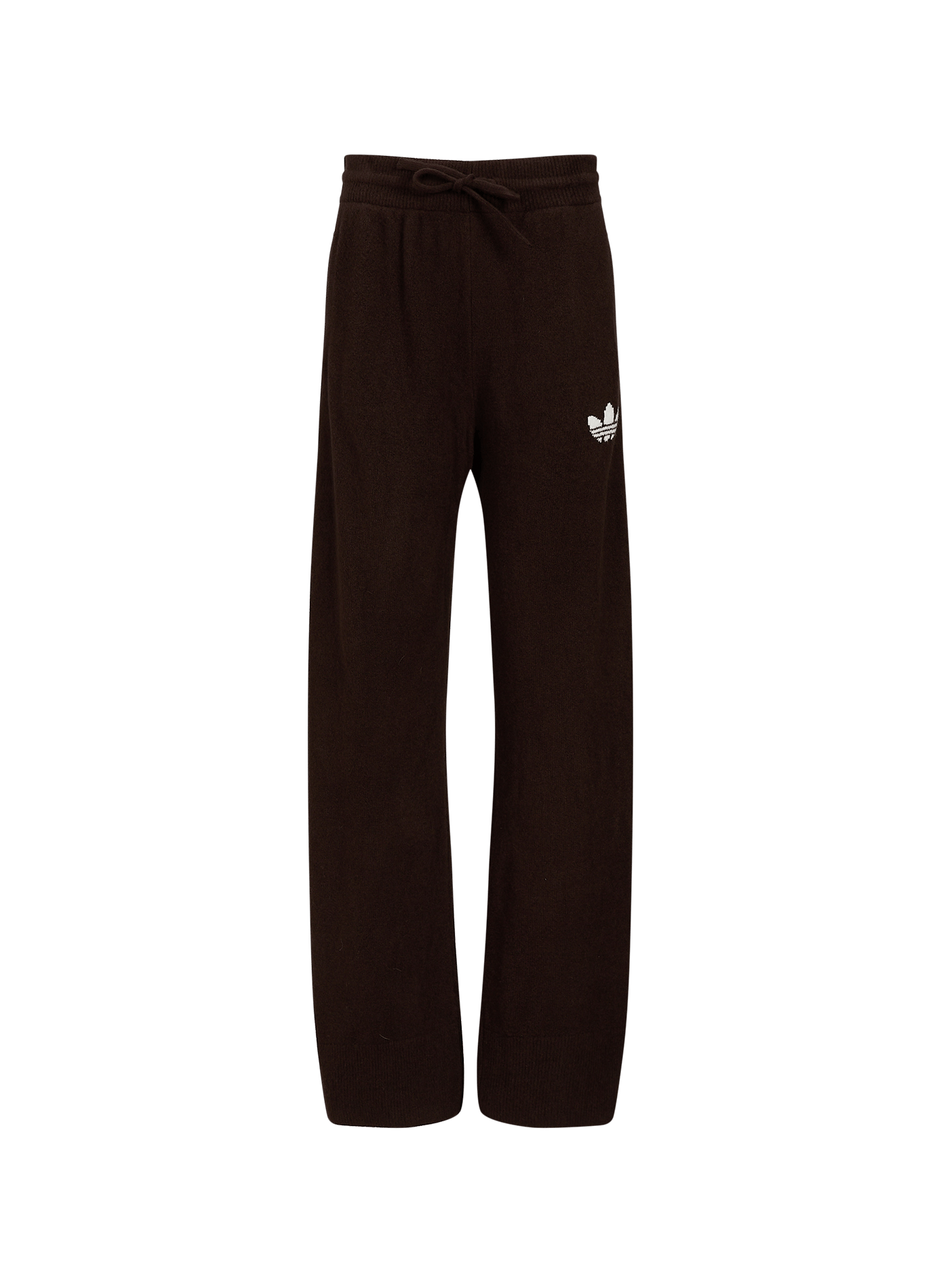 Pantalon ample uni en maille  ADIDAS Marron