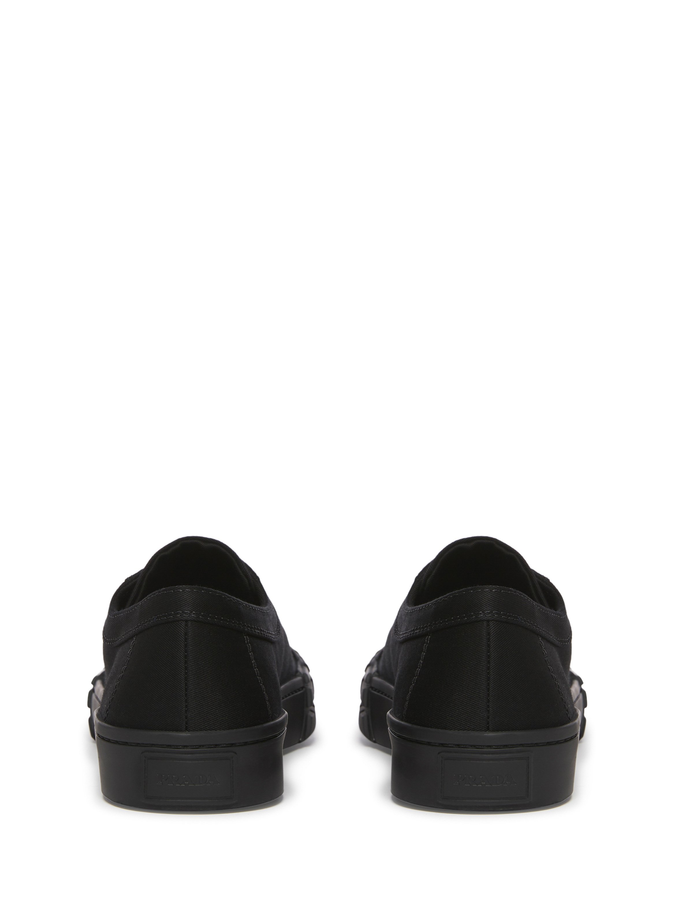 Low-top gabardine Wheel Sneakers PRADA Black