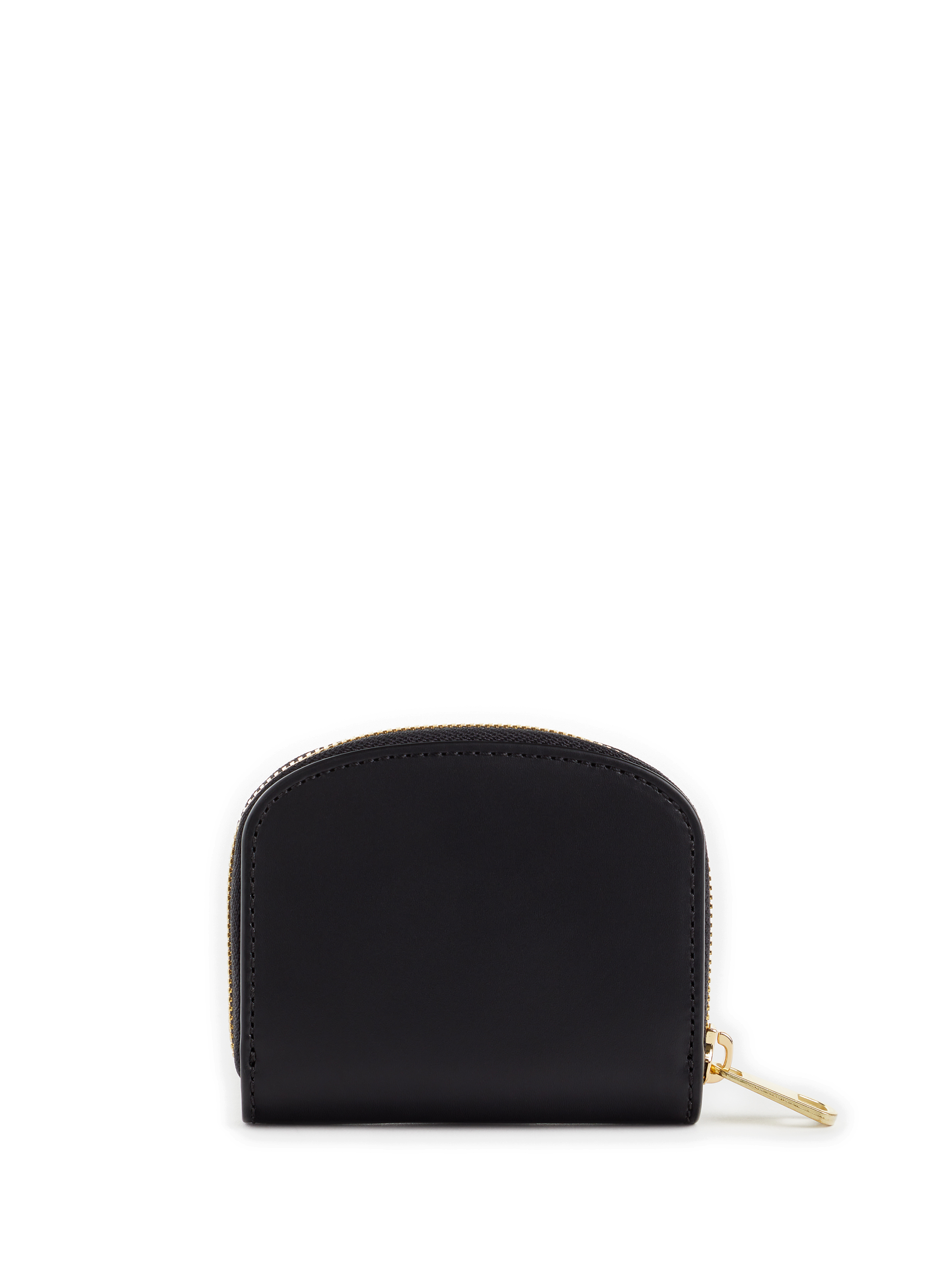 Portefeuille compact Demi lune en cuir