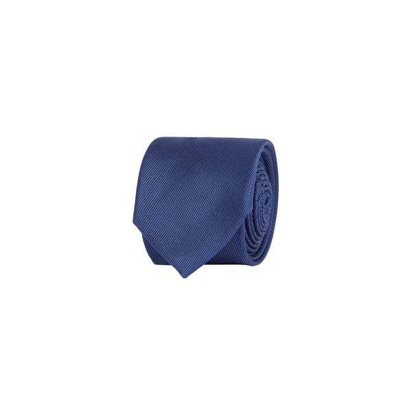 Cravate imprimé logo en soie