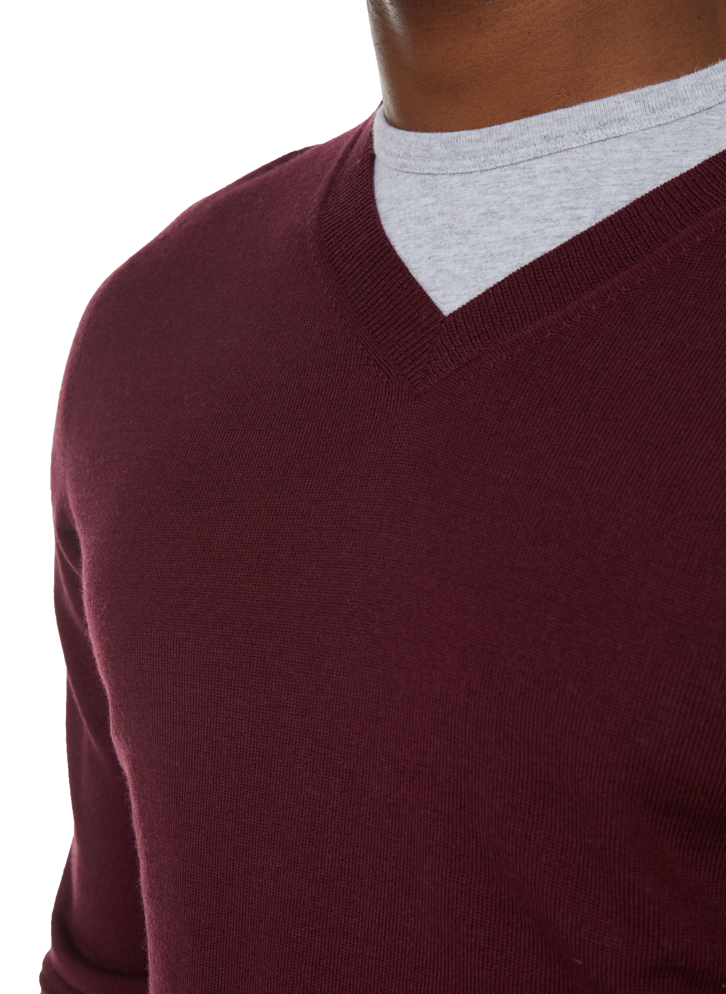 Pull en laine mérinos Flex AU PRINTEMPS PARIS Rouge