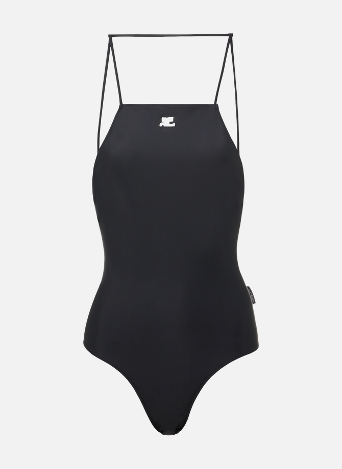 Two-tone one-piece swimsuit  COURRÈGES