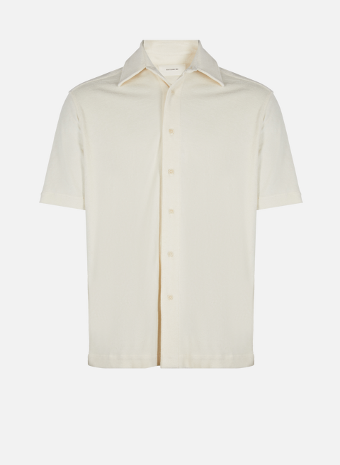 Straight cotton shirt BeigeEDITIONS 102 