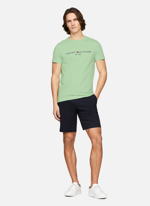 TOMMY HILFIGER T-shirt en coton Vert