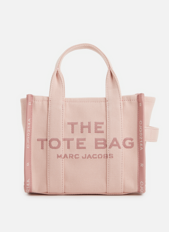 MARC JACOBS Mini sac The Tote Bag en toile Rose