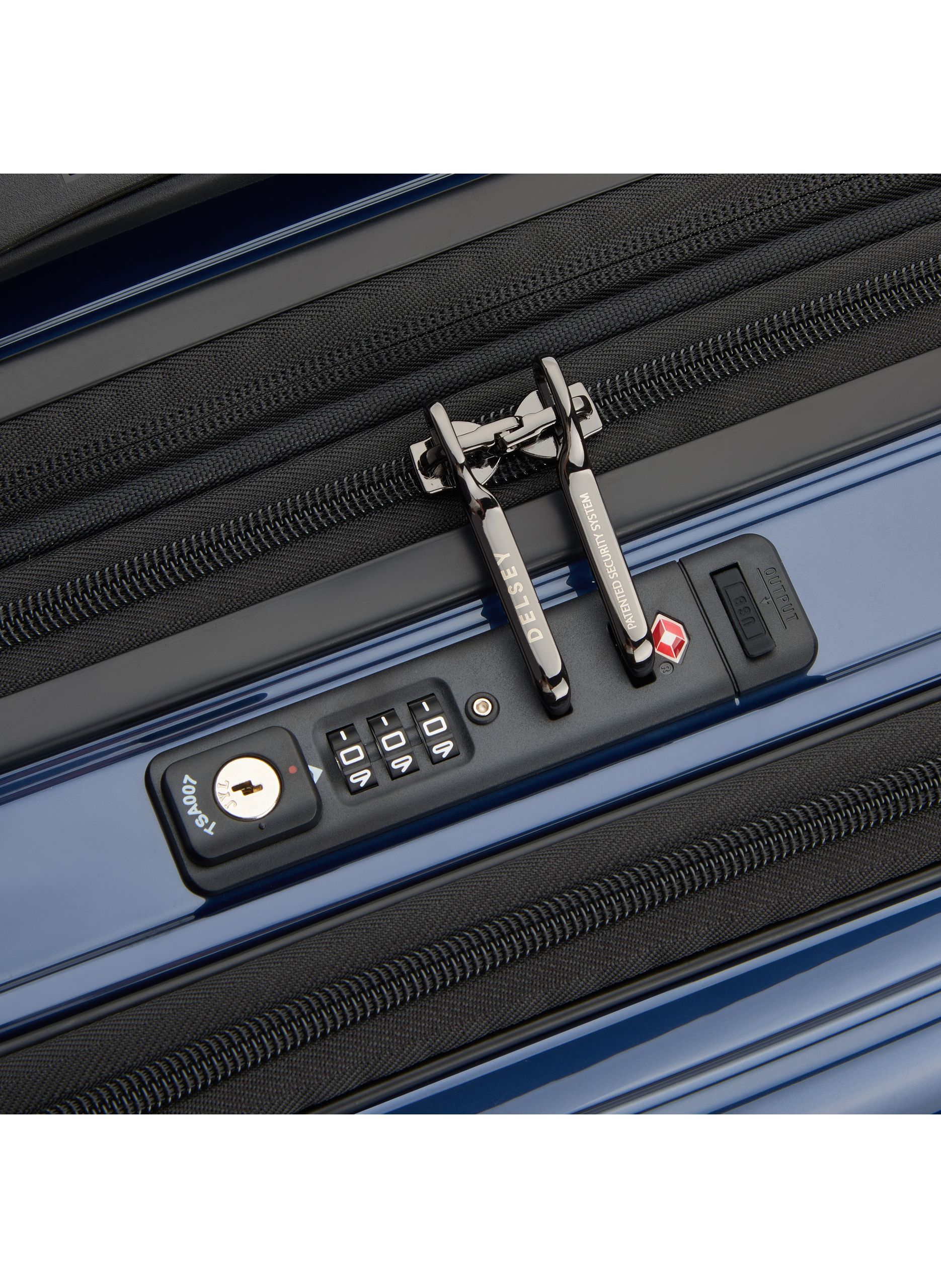 Valise cabine rigide taille s - shadow 5.0 DELSEY PARIS Bleu