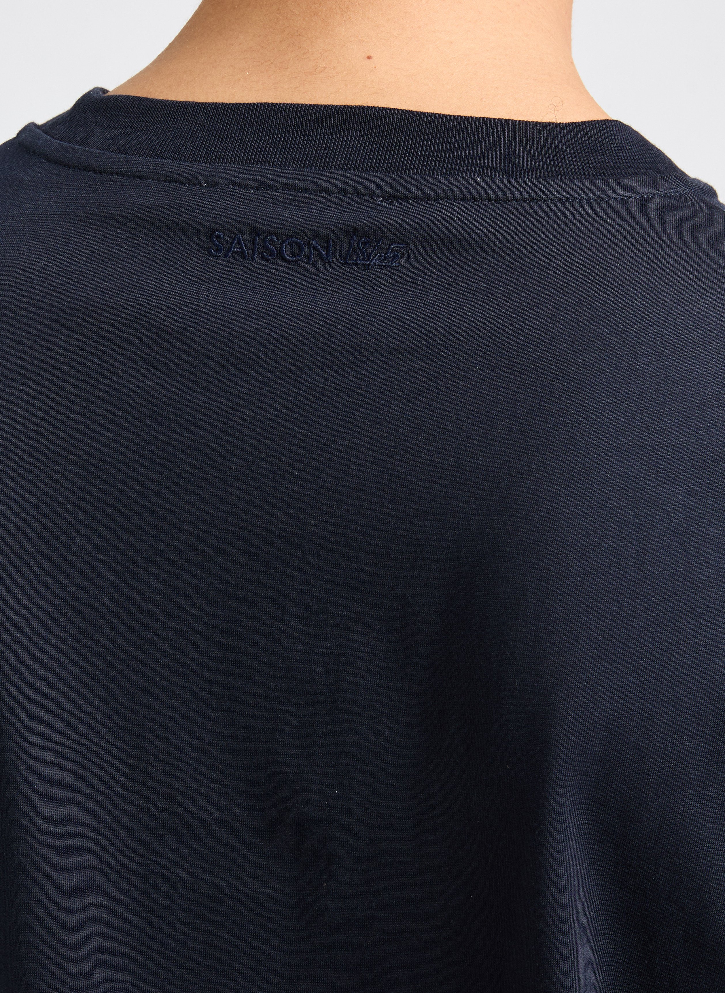 Round-neck T-shirt SAISON 1865 Blue