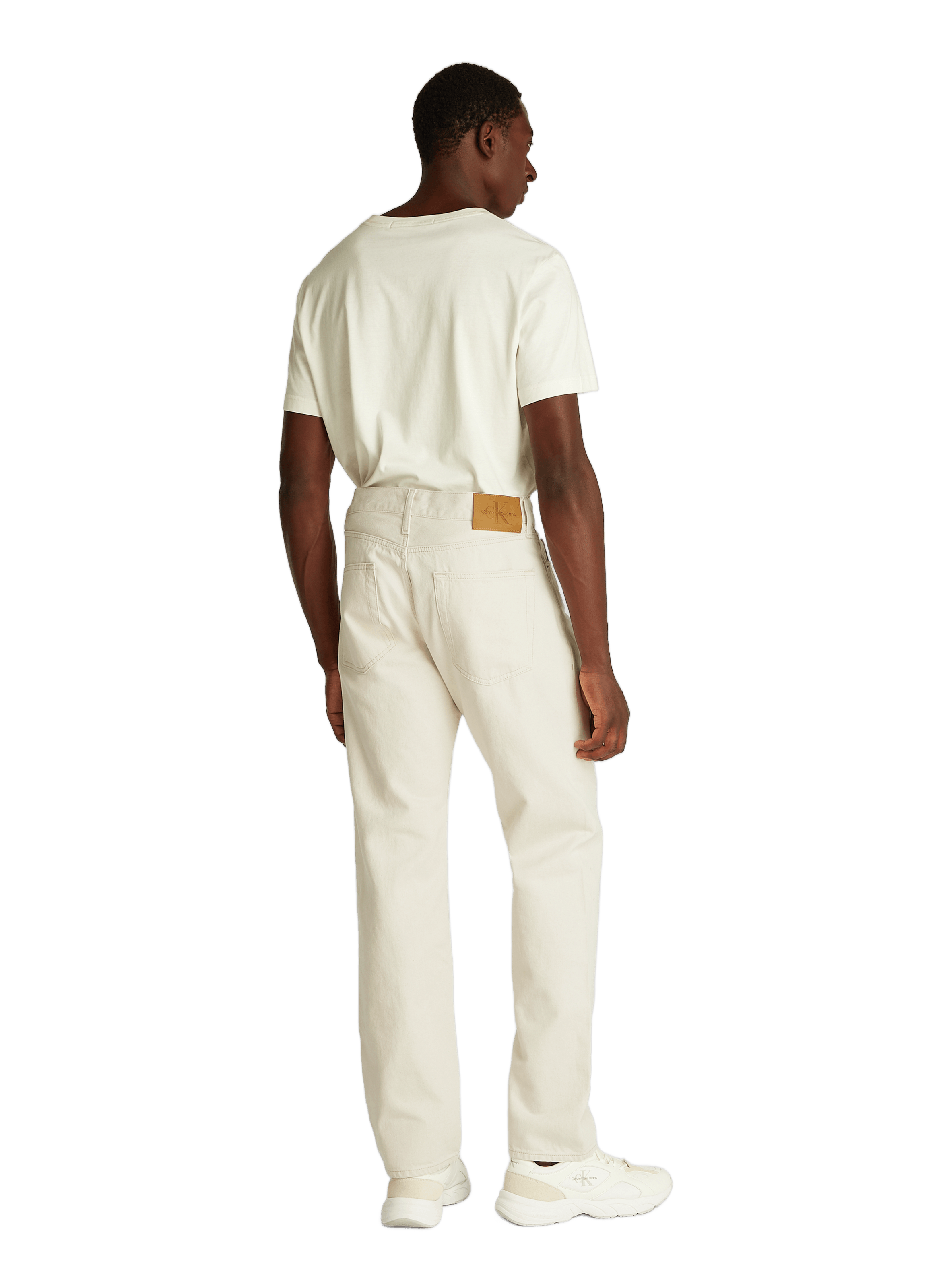 Contrast Jeans CALVIN KLEIN White